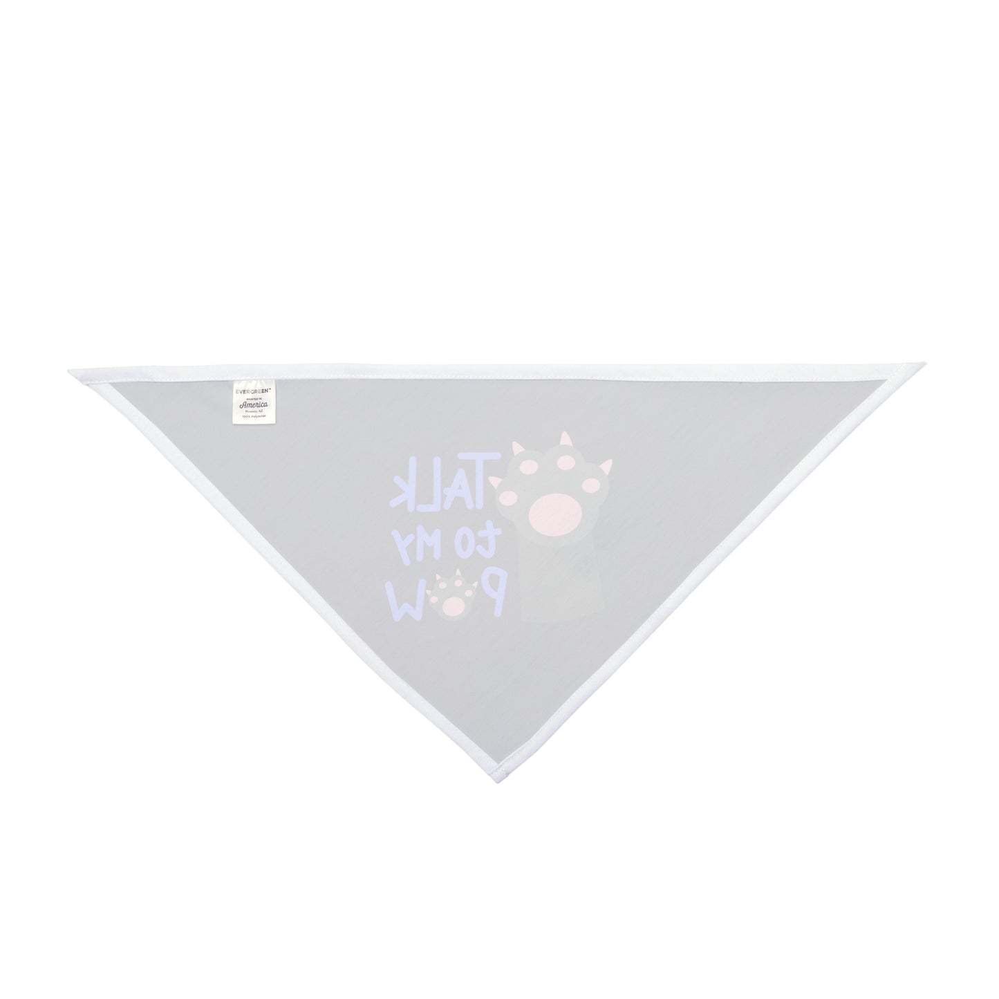“Talk to My Paw” Dog Bandana – Funny Pet Scarf for Stylish Pups | National Dog Day Edition