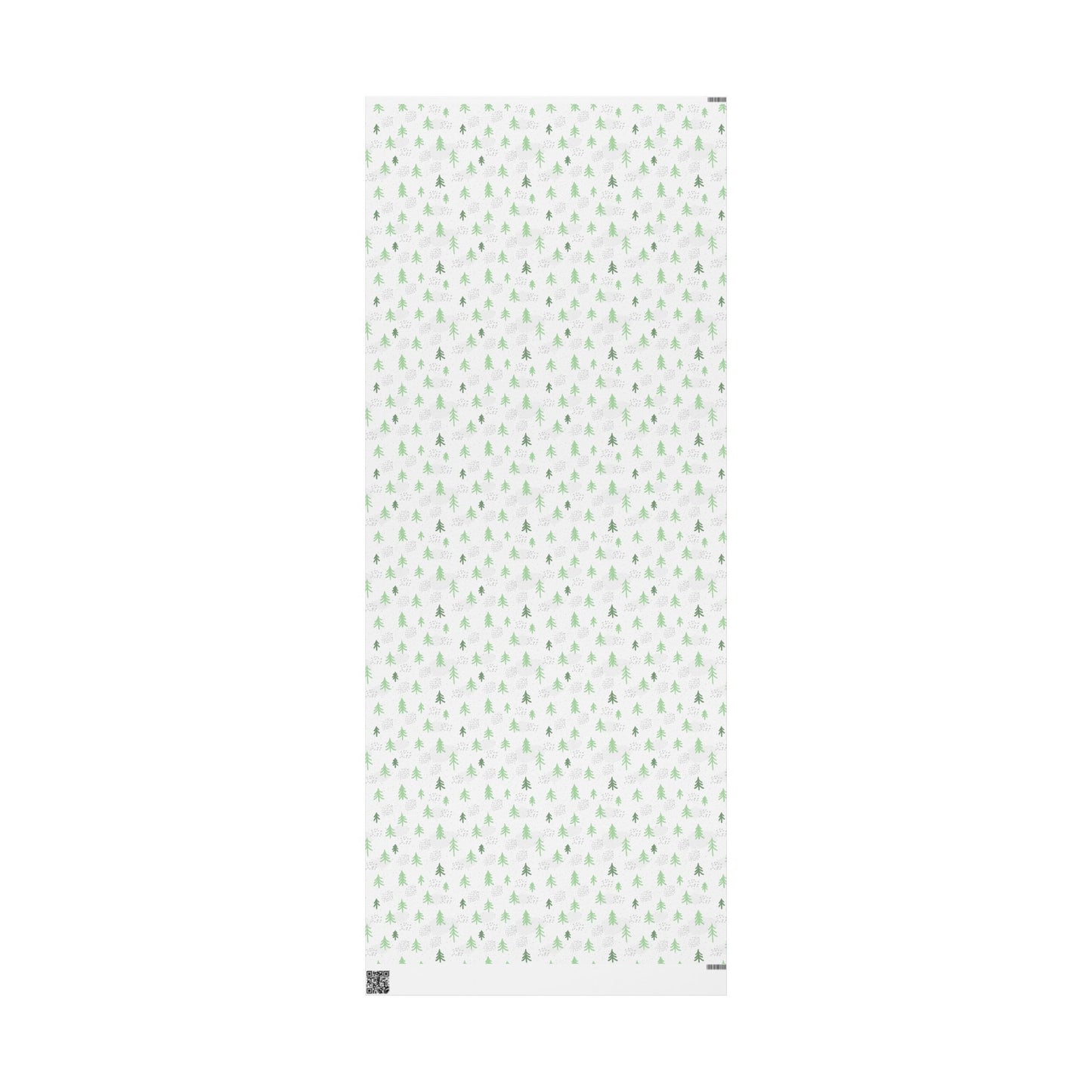 Minimalist Evergreen Wrapping Paper : Modern Holiday Gift Wrap with Simple Green Tree Design, Perfect for Christmas Gifts