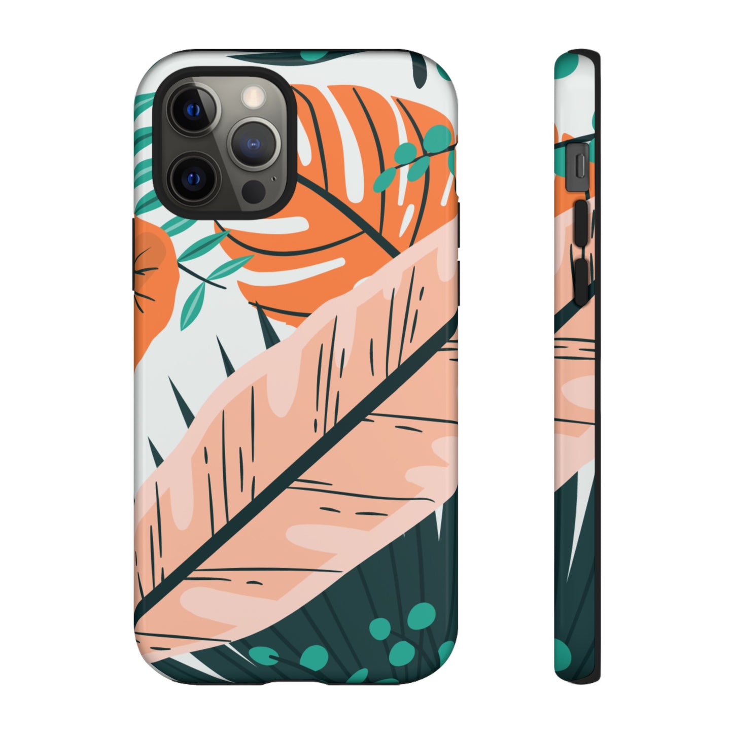 "Vibrant Tropical-Themed Phone Case β Perfect for Summer Adventures! (Fits iPhone 12 to iPhone 15)