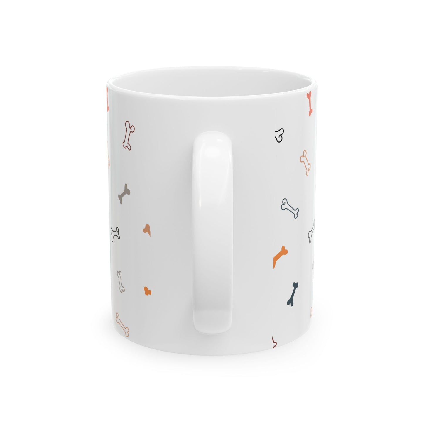 Dog Bone Coffee Mug – Cute Ceramic Pet Lover’s Gift, 11oz & 15oz