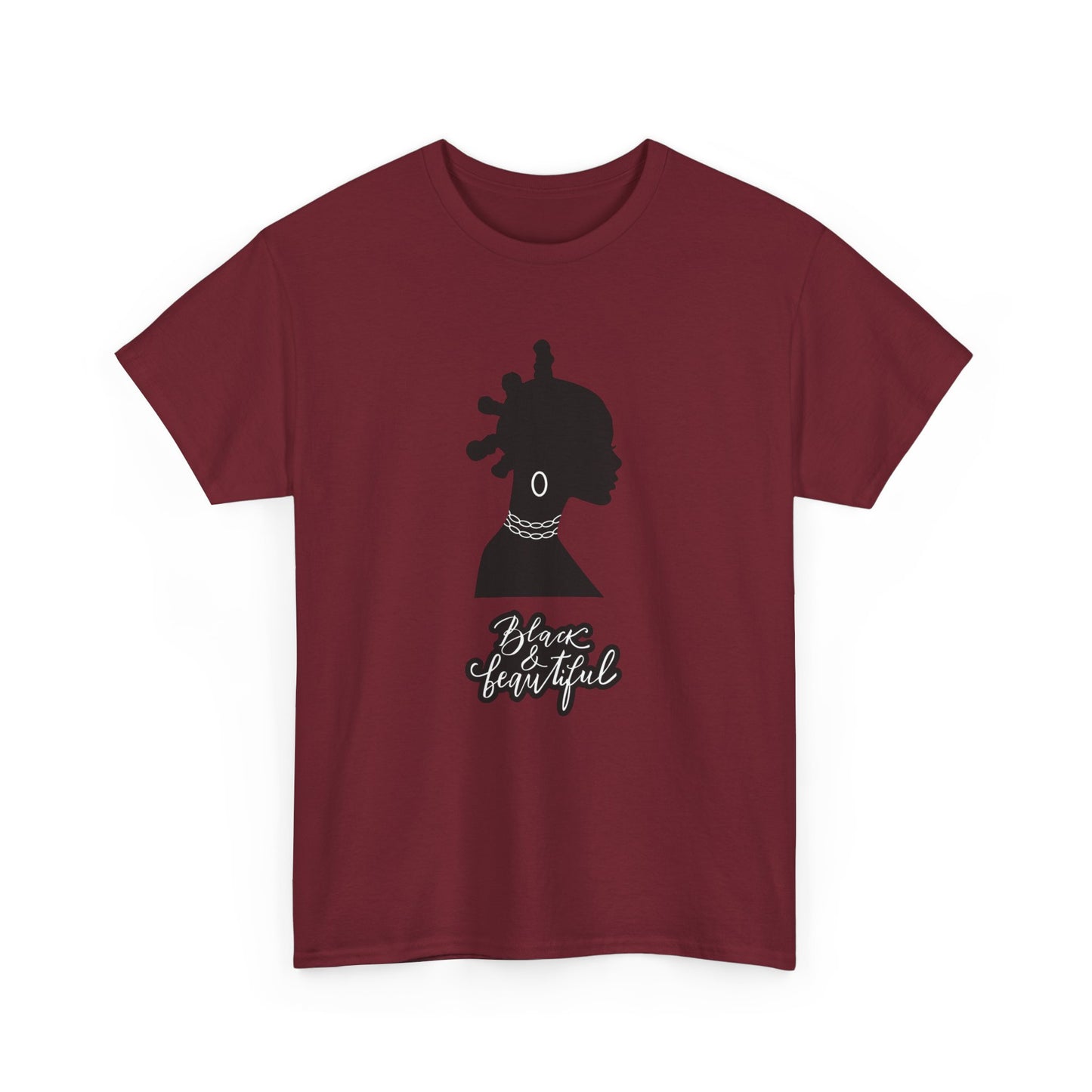 Black Beautiful Silhouette TShirt | Afrocentric Tee | Black History Month Shirt | Black-Owned Business Support | Melanin Magic Tee