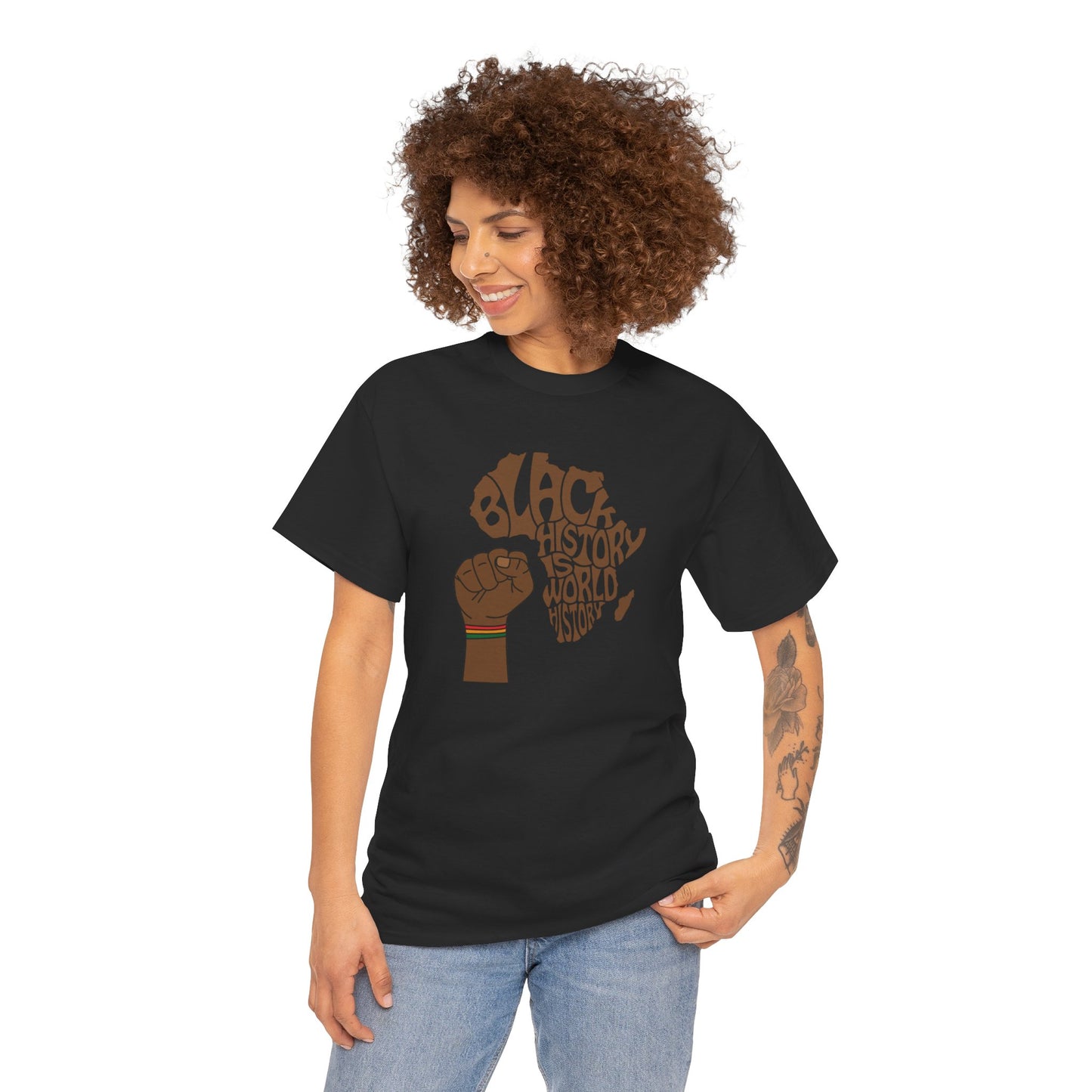 Black History is World History Shirt | Black Pride T-Shirt | Unisex African American Tee | RBG Fist Shirt | Juneteenth Shirt | Civil Rights