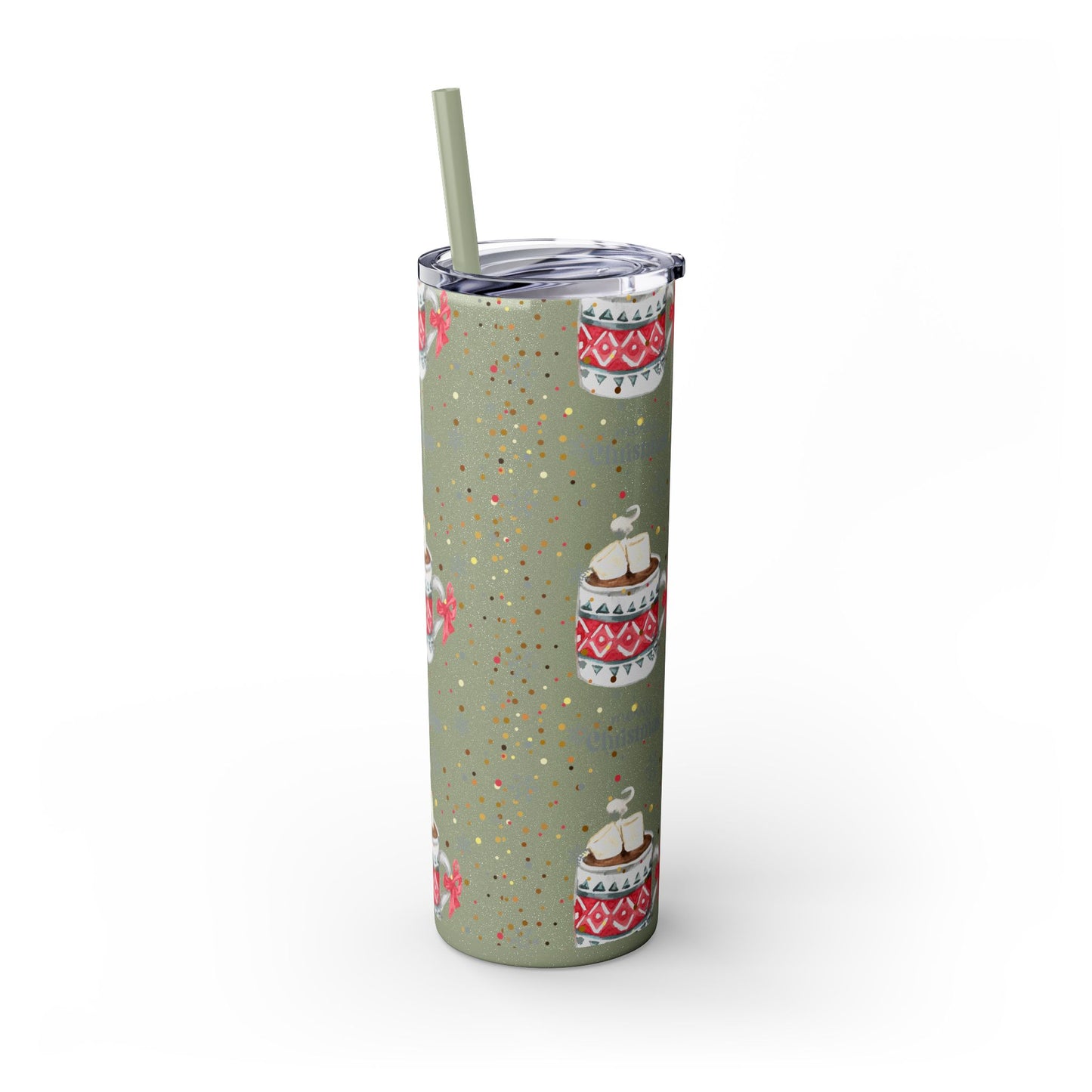 Christmas Skinny Tumblers 20oz | Insulated Holiday Drinkware