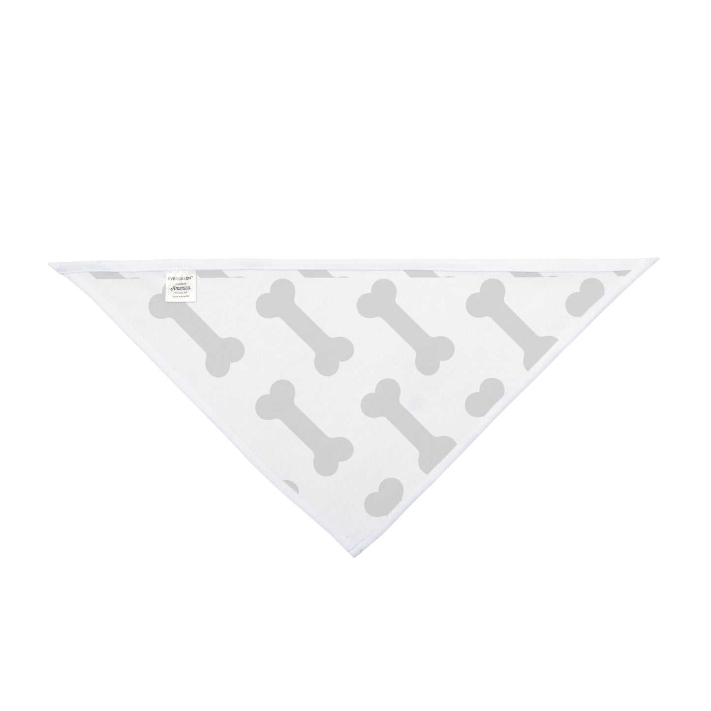 Dog Bandana - Bone Print Pet Scarf for Small Medium Large Dogs Cute Dog Accessory for National Dog Day