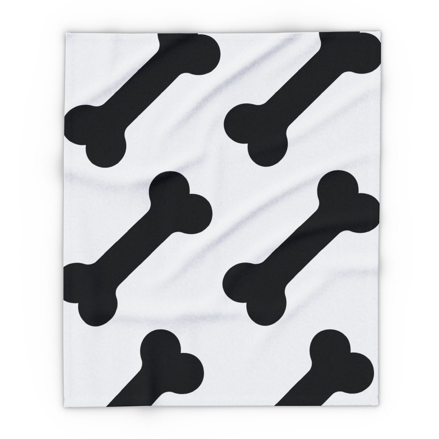 Dog Bone Fleece Blanket – Cozy Pet-Themed Throw for Dog Lovers, Available in 2 Sizes