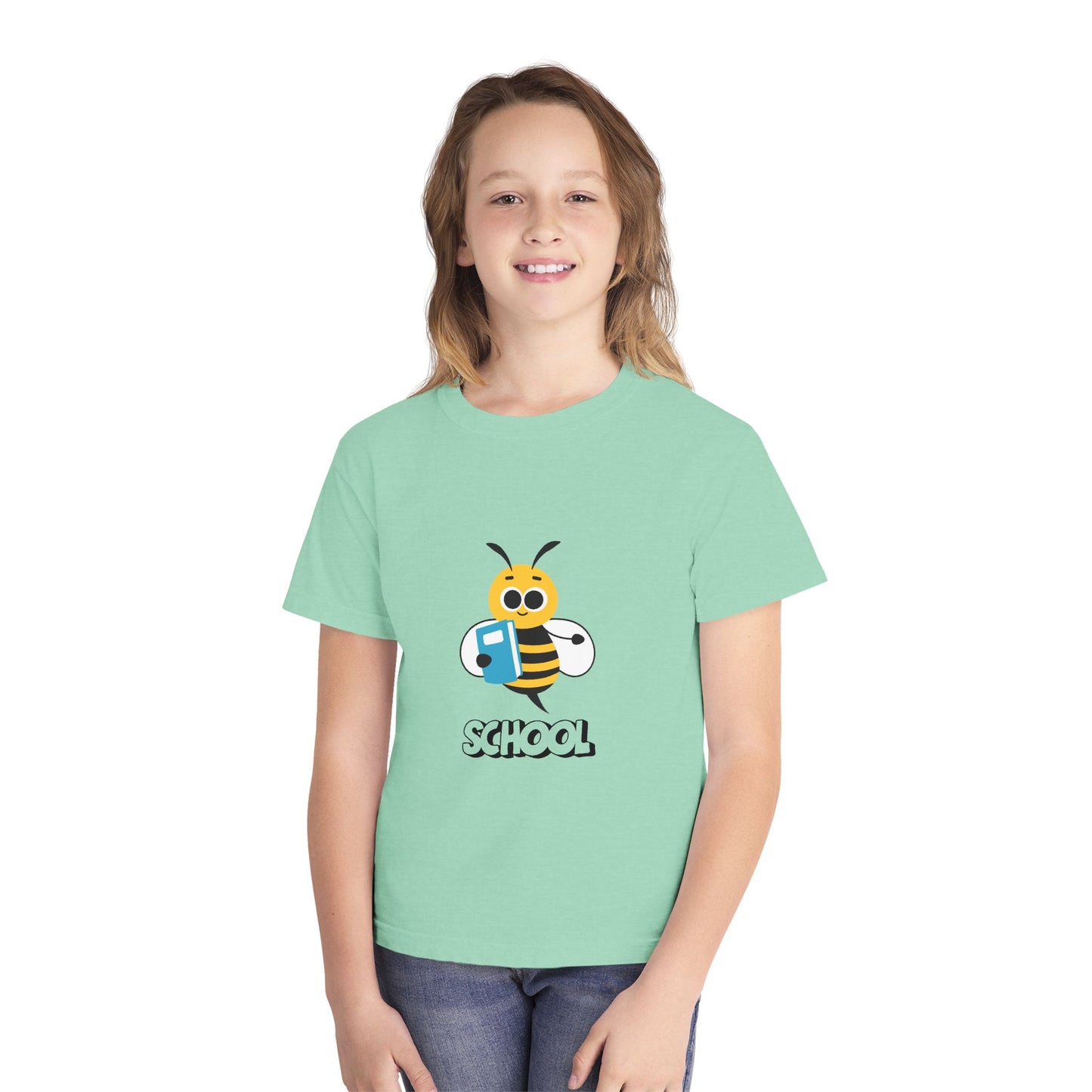 Kids Back to School Bee T-Shirt | Cute School Graphic Tee for Kids | Millennial Parent Gift | Unisex | XS–XL Sizes