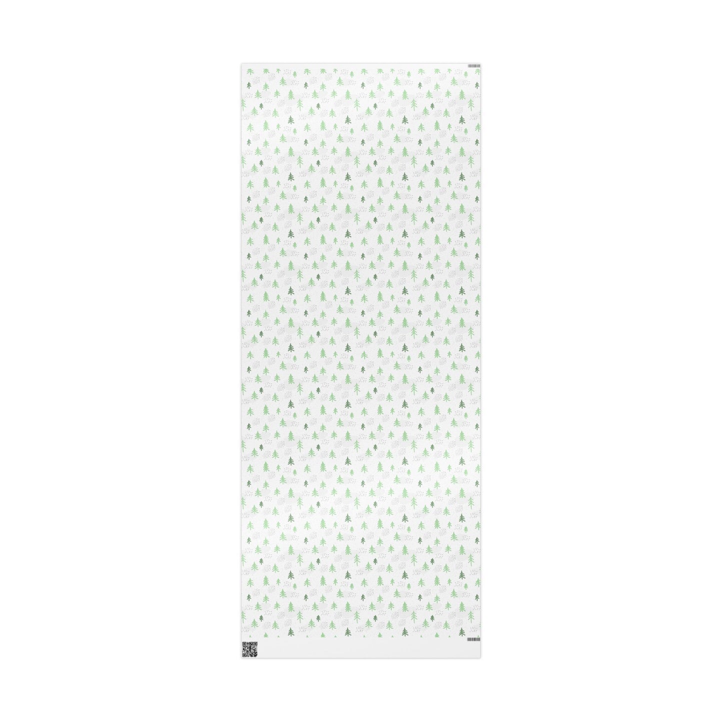 Minimalist Evergreen Wrapping Paper : Modern Holiday Gift Wrap with Simple Green Tree Design, Perfect for Christmas Gifts