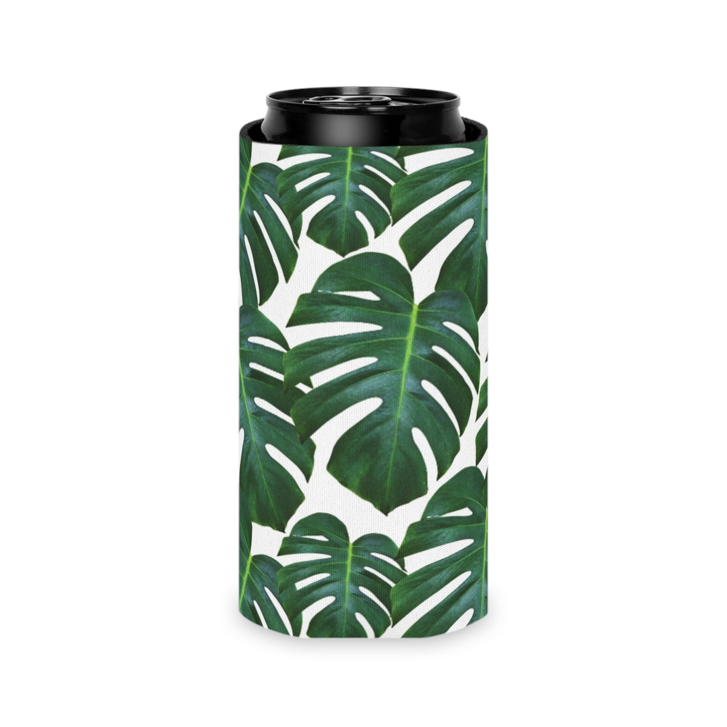 Lush Greenery Koozie - Personalized Botanical Can Cooler for Outdoor Adventures, Beach Days, and Garden Parties | Drink Insulator