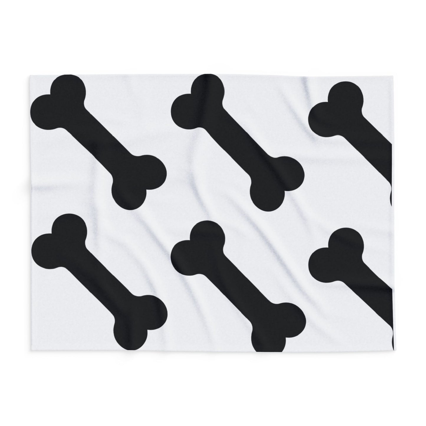 Dog Bone Fleece Blanket – Cozy Pet-Themed Throw for Dog Lovers, Available in 2 Sizes