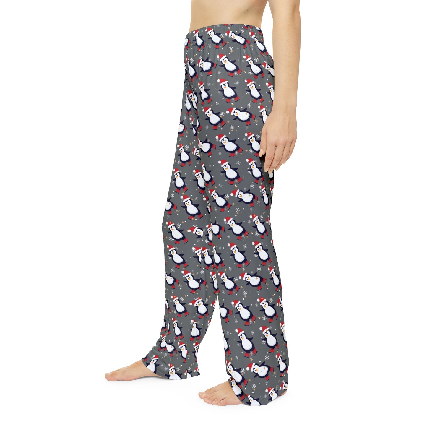 Women's Penguin Pajama Pants | Cozy Holiday Sleep Pants for Mom | Festive Family Christmas Loungewear