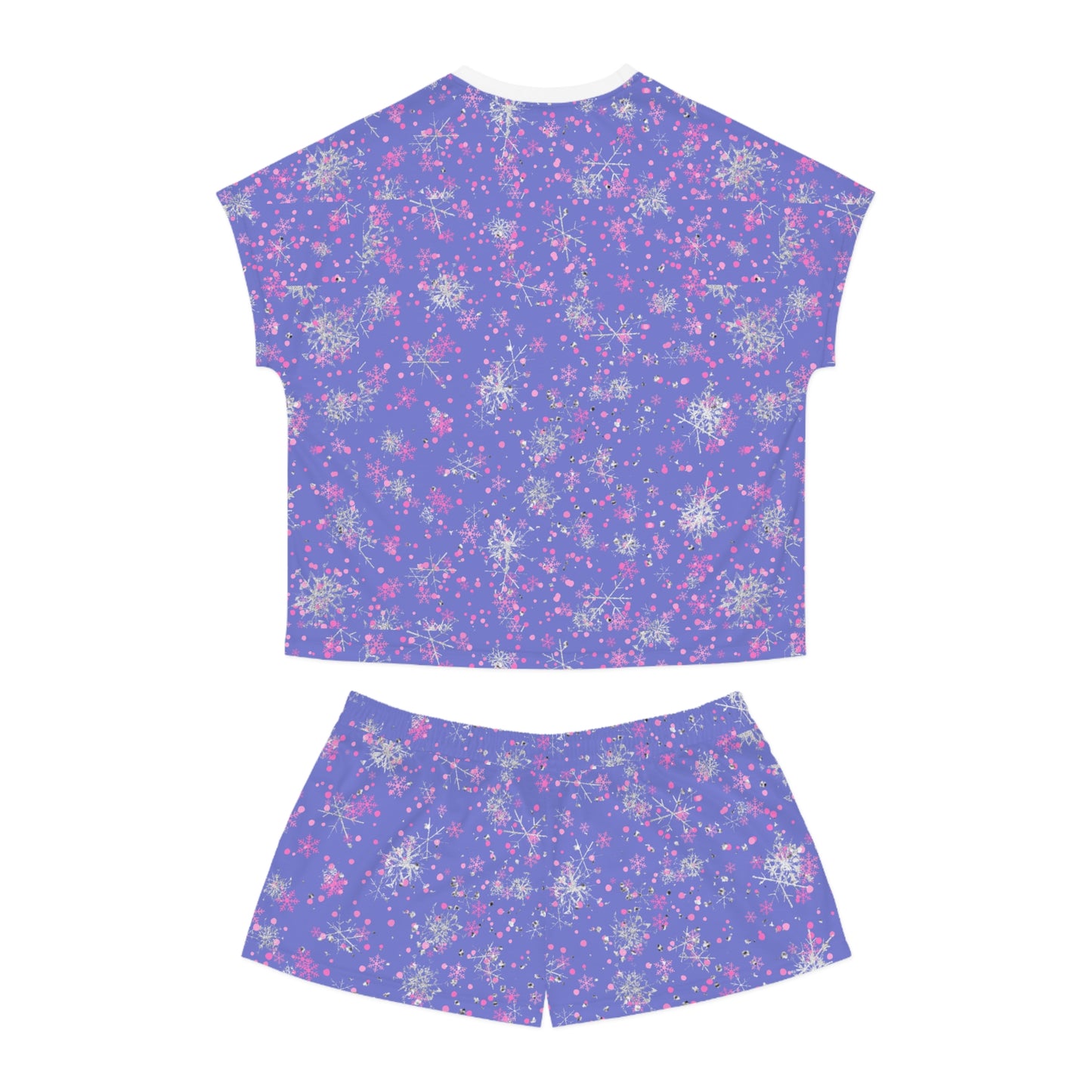 Snowflake Pajama Set for Women | Winter Two-Piece Loungewear | Cozy Holiday Sleepwear Gift