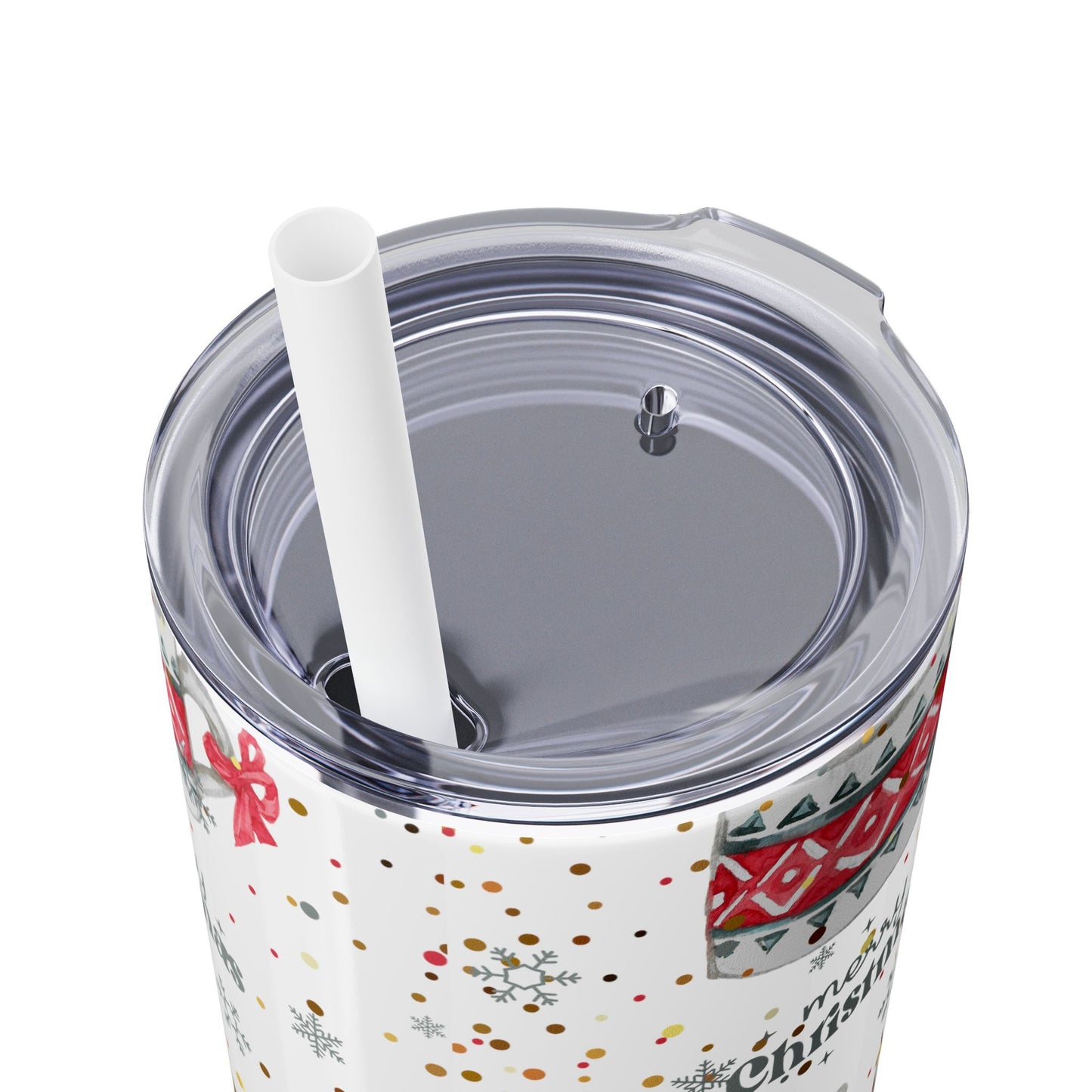 Christmas Skinny Tumblers 20oz | Insulated Holiday Drinkware