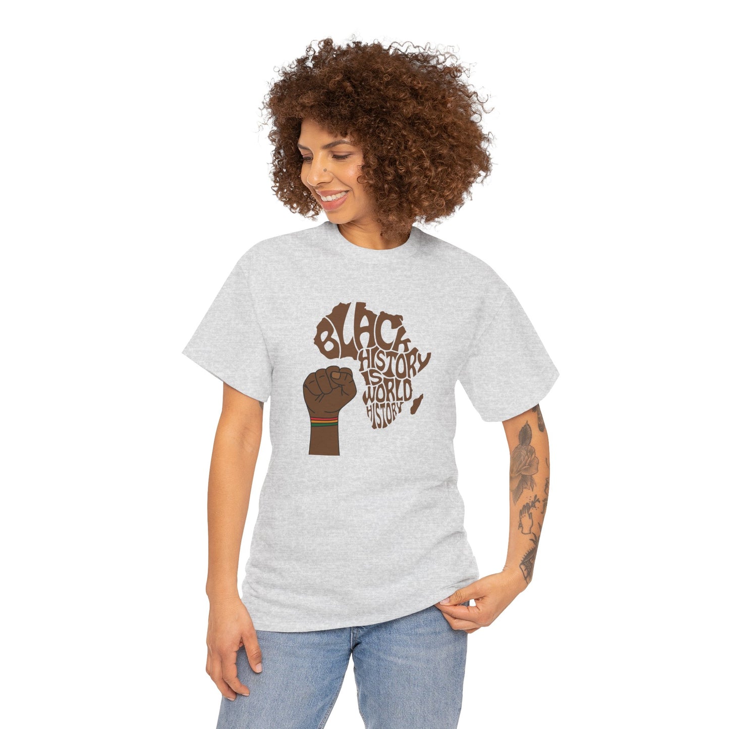 Black History is World History Shirt | Black Pride T-Shirt | Unisex African American Tee | RBG Fist Shirt | Juneteenth Shirt | Civil Rights