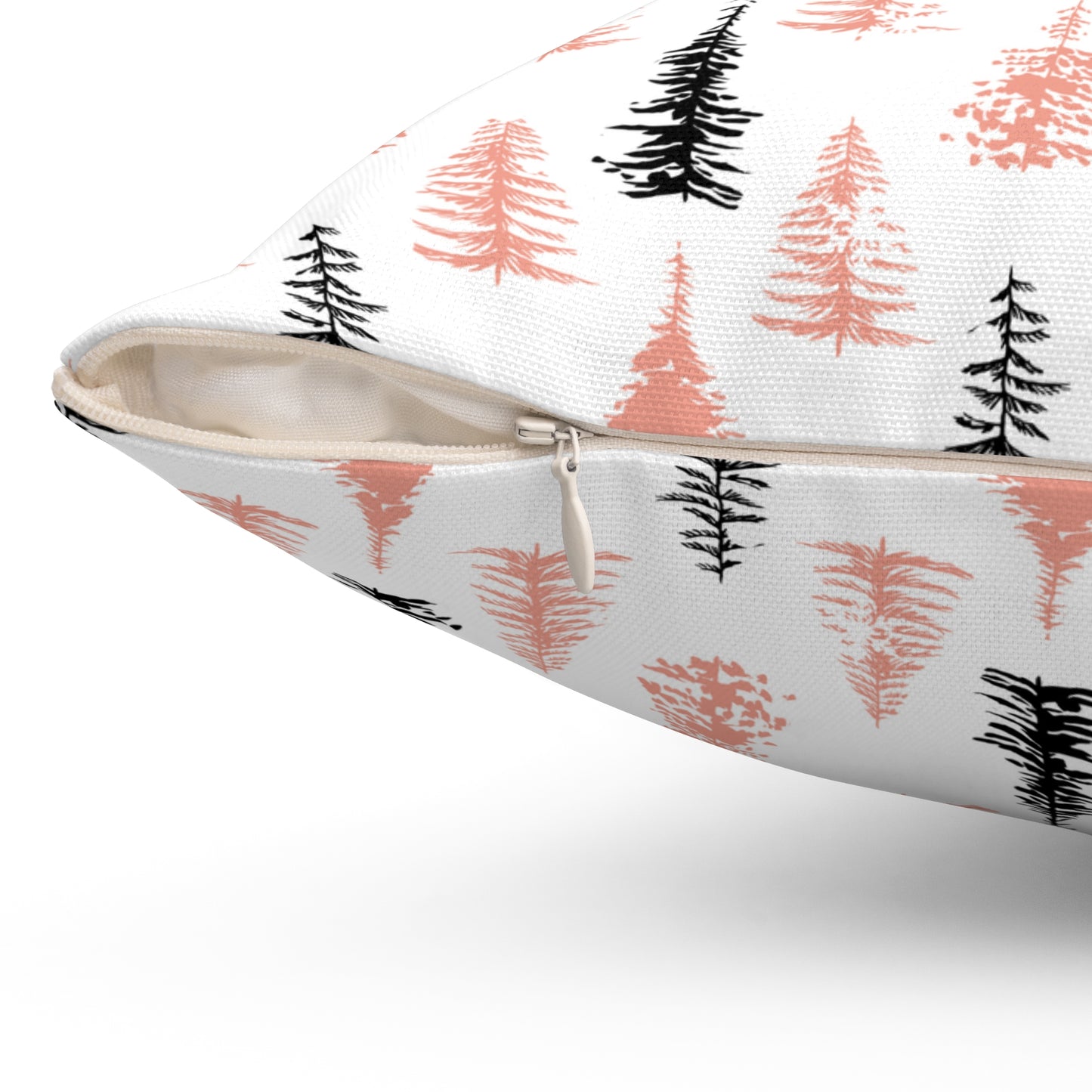 Minimalist Christmas Tree Throw Pillow - Modern Holiday Home Decor - Cozy Winter Accent Cushion