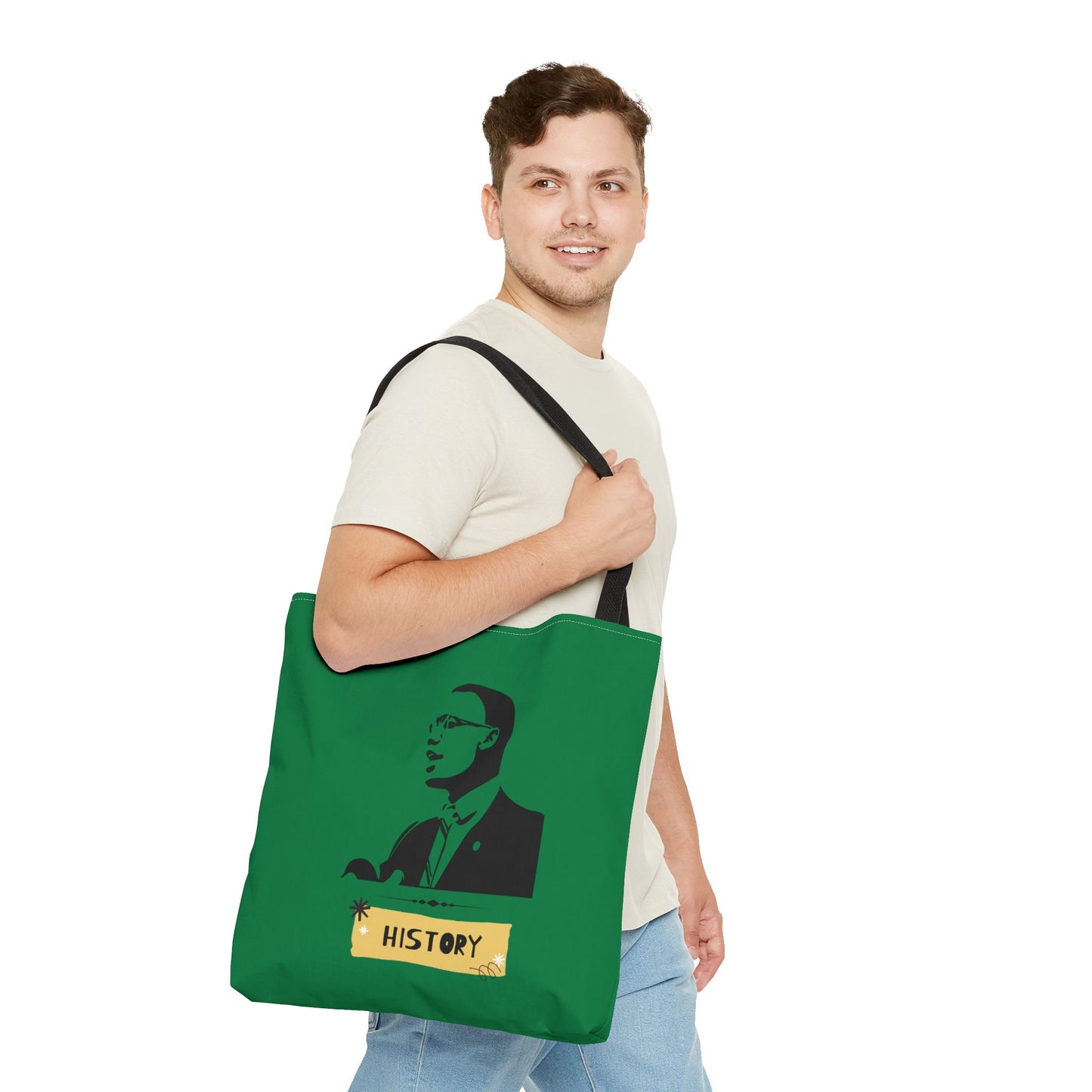 Black History Month Tote Bag Stylish and Durable Carryall - Green