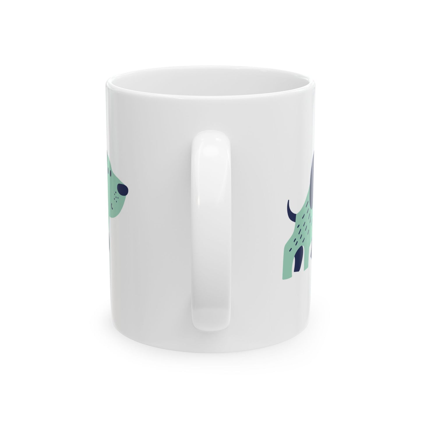 Dog Lover Coffee Mug – Cute Puppy Print Ceramic Cup for Dog Moms | 11oz & 15oz Sizes