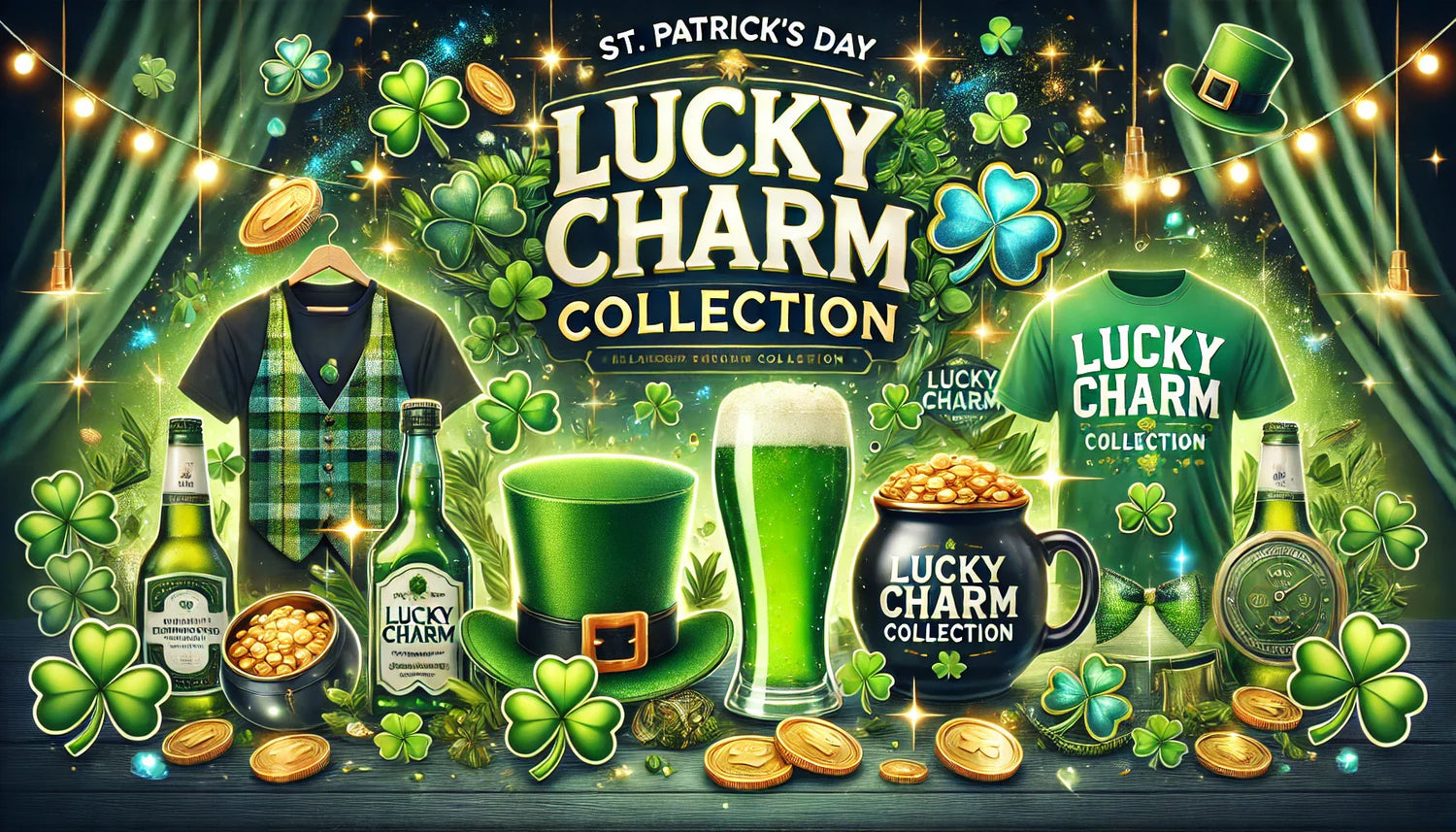 Lucky Charm St. Patrick’s Day Collection – Festive Apparel, Drinkware & Gifts