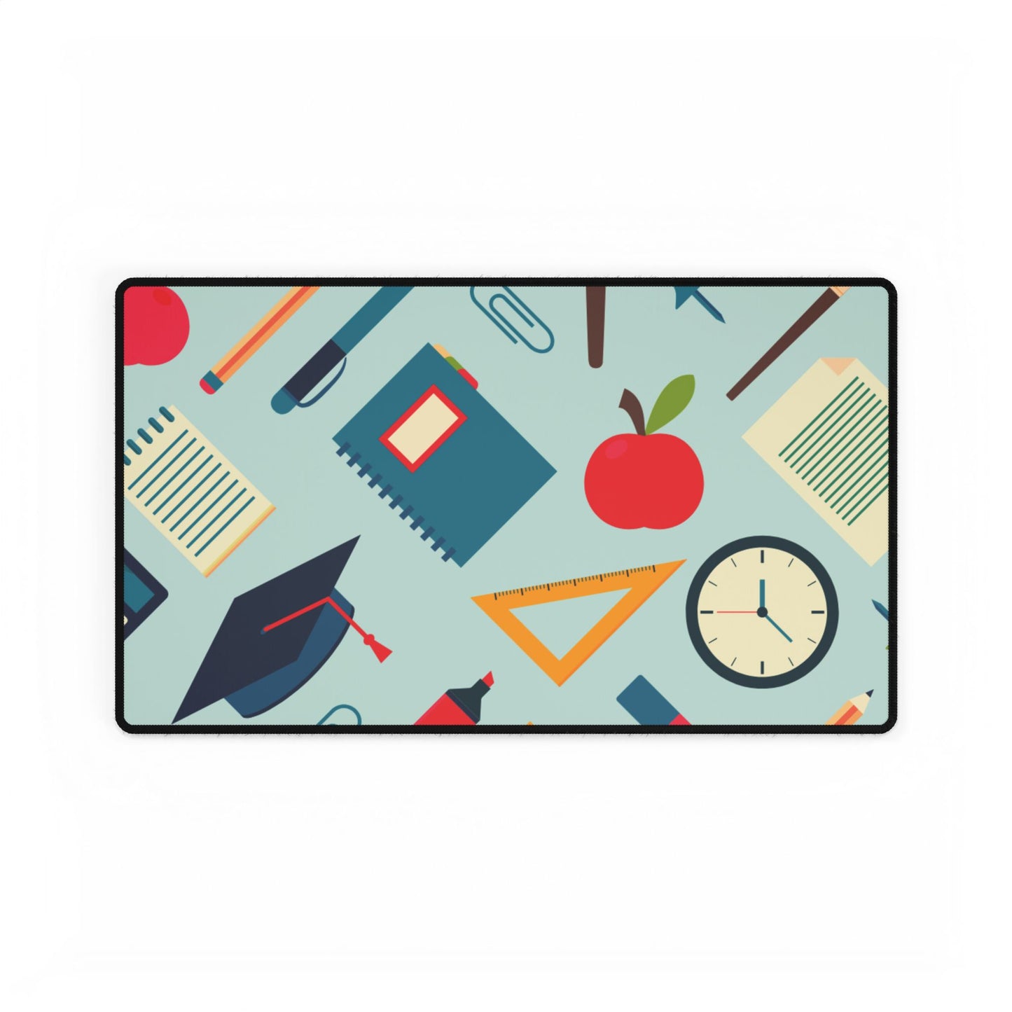 Back-to-School Desk Mat | Cute Teacher Desk Pad for Classroom or Home Office | Academic Desk Decor for Students & Professionals