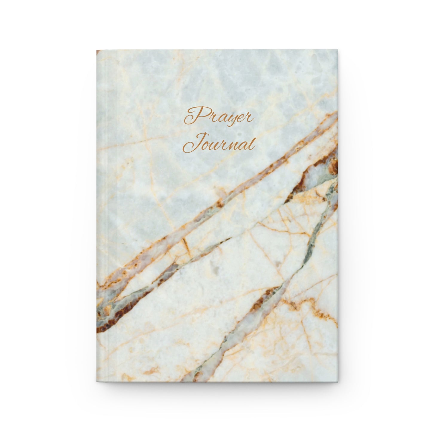 Elegant Marble Prayer Journal - Soft Blue & Brown Hues | Perfect for Meditation & Bible Study | Vivid Inspirations Collection