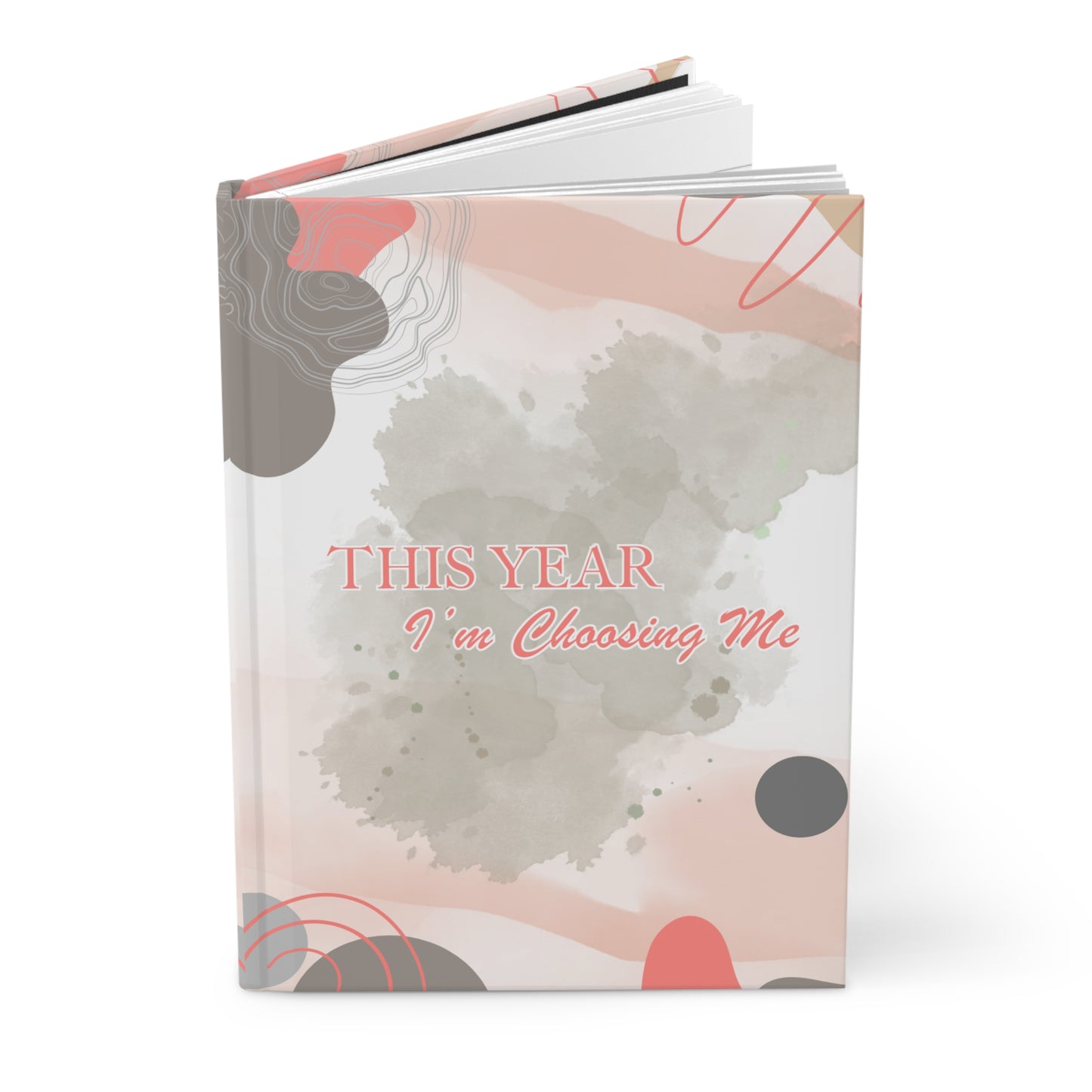 2025 Self-Care Journal Motivational Hardcover Notebook for New Year Resolutions Goal Setting Daily Affirmations Inspirational Gift for Women