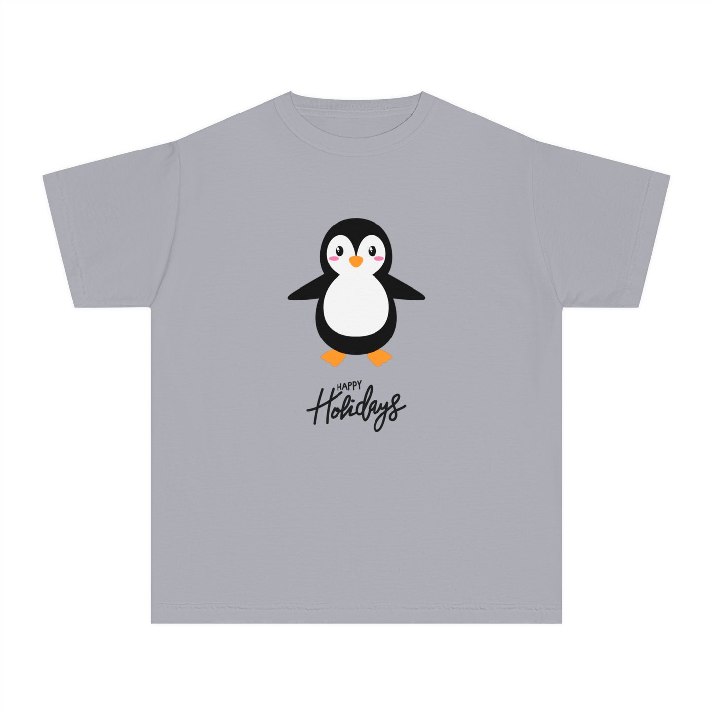 Holiday Penguin Kids Shirt : Matching Family Christmas Pajama Set Soft 100% Cotton Youth Tee Comfortable & Durable for Everyday Wear