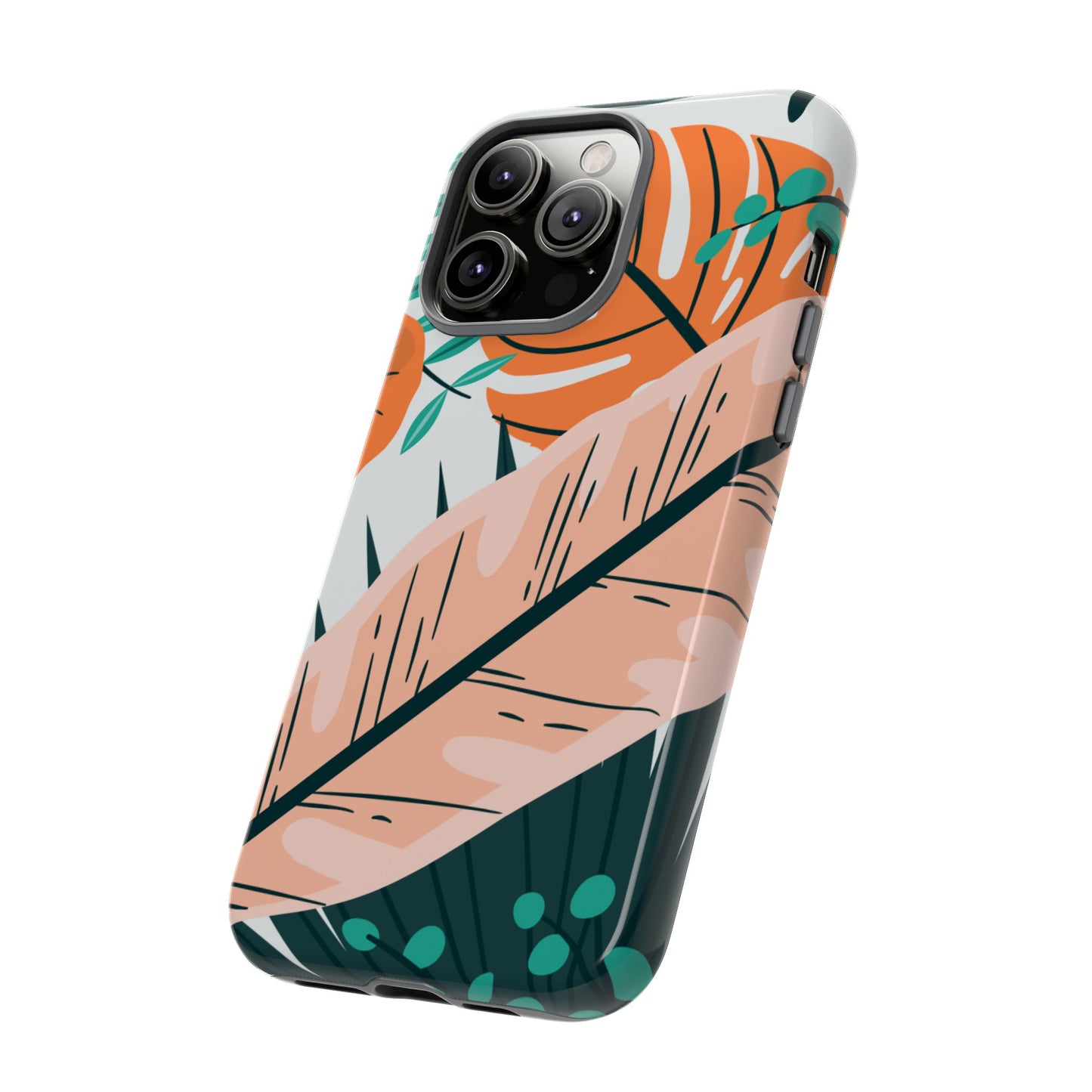 "Vibrant Tropical-Themed Phone Case – Perfect for Summer Adventures! (Fits iPhone 12 to iPhone 15)