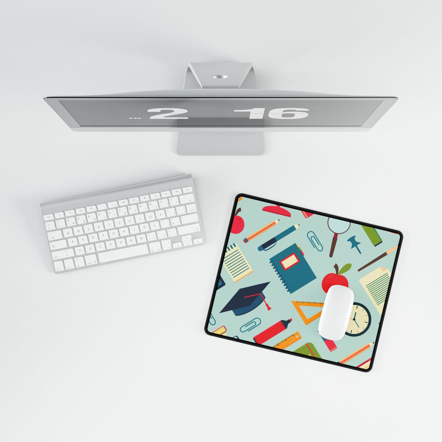 Back-to-School Desk Mat | Cute Teacher Desk Pad for Classroom or Home Office | Academic Desk Decor for Students & Professionals