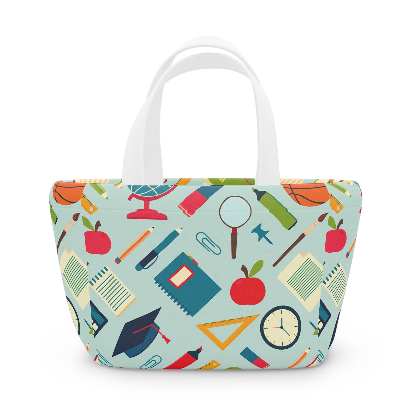 Back-to-School Neoprene Lunch Bag | Cute Teacher Gift | School Supplies for Kids & Moms