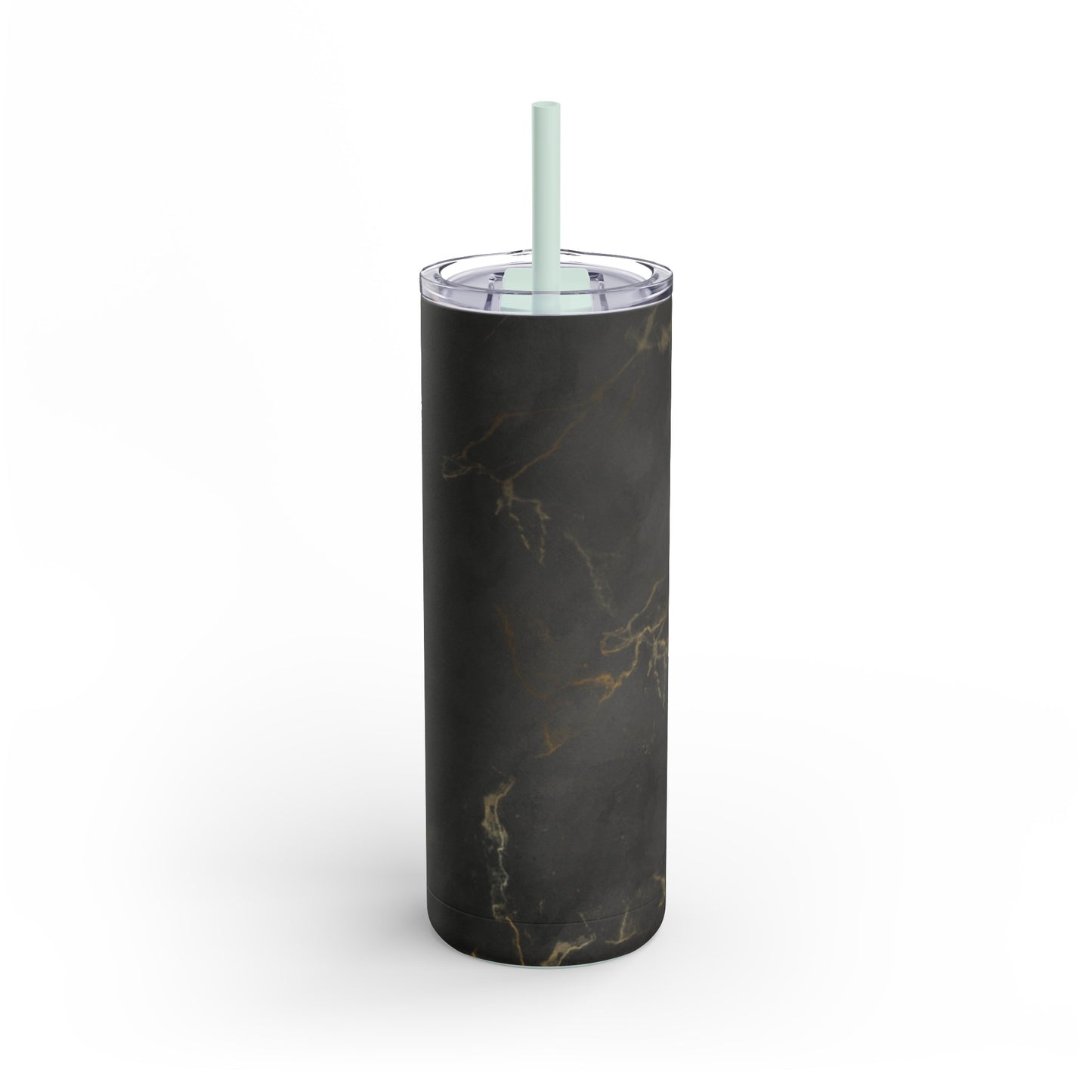 Chic Black and Gold Marble Tumbler - 20oz Insulated Travel Mug for Hot & Cold Drinks | Luxe Home Office Essentials