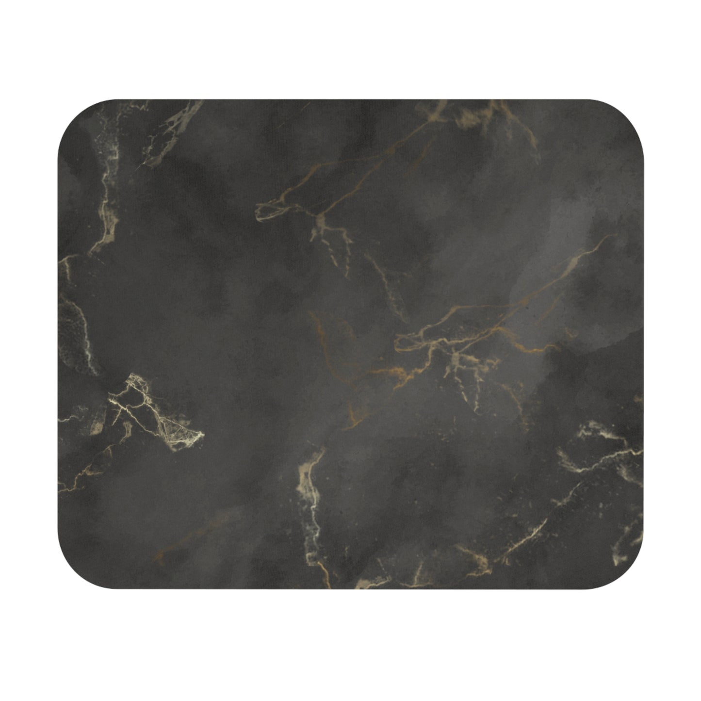 Elegant Black and Gold Marble Mouse Pad - Luxe Home Office Decor | Stylish Desk Accessory