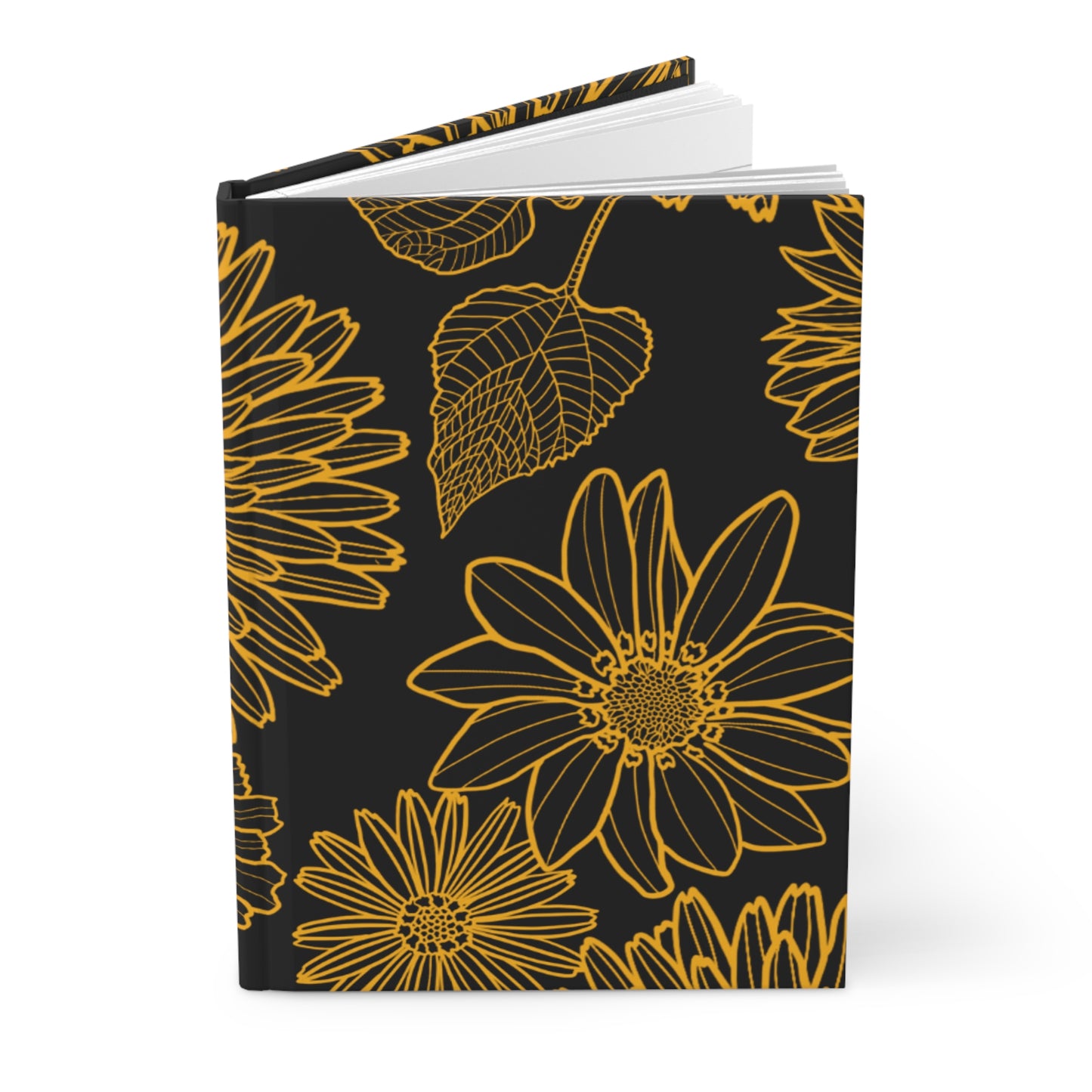 Golden Elegance: Personalized Matte Hardcover Journal for Manifestation and Dreams