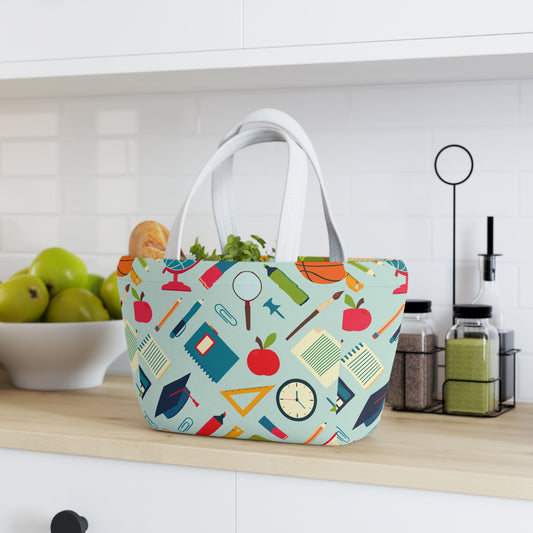 Back-to-School Neoprene Lunch Bag | Cute Teacher Gift | School Supplies for Kids & Moms