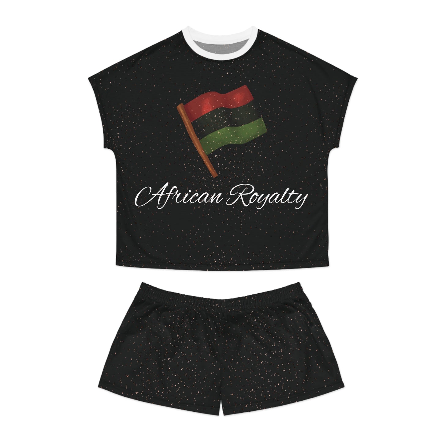 African Royalty Womens Pajama Set | Black Pride Lounge Set | Kwanzaa-Themed Sleepwear & Gift