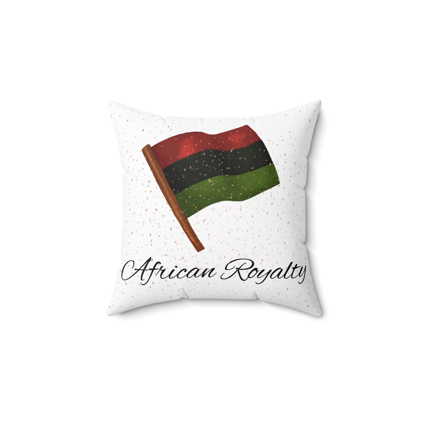 African Royalty Throw Pillow | Pan-African Flag Decor | Cultural Home Accent in 4 Sizes