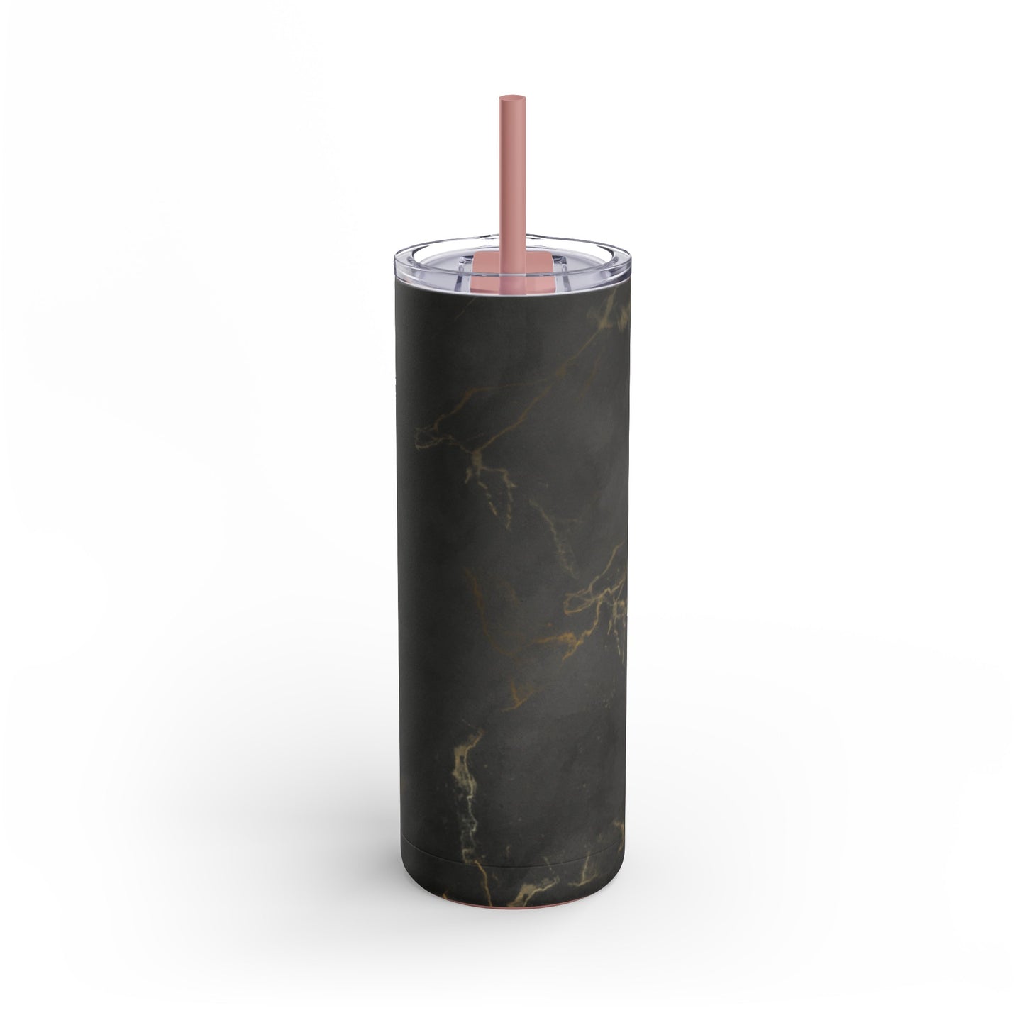 Chic Black and Gold Marble Tumbler - 20oz Insulated Travel Mug for Hot & Cold Drinks | Luxe Home Office Essentials