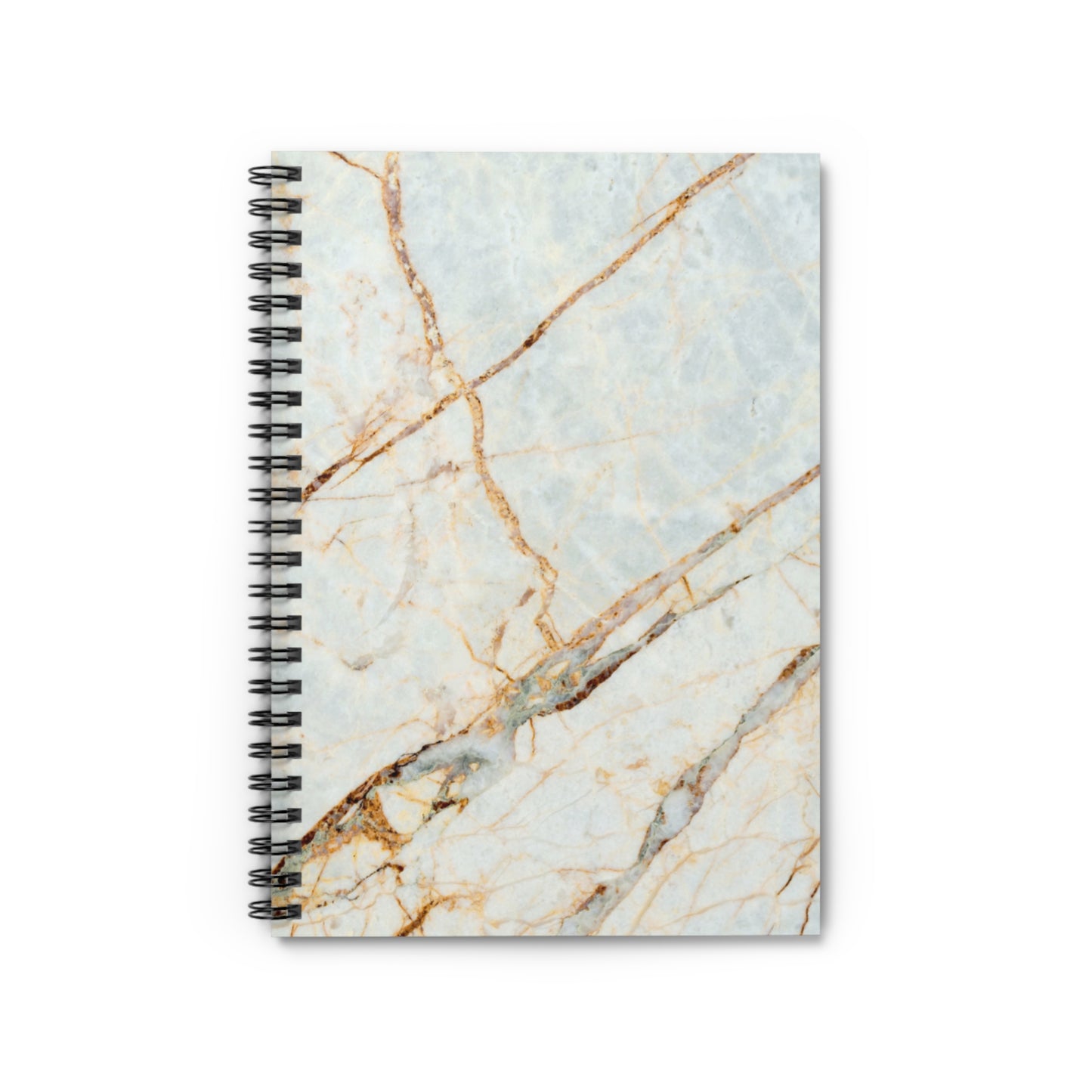 Elegant Marble Prayer Journal - Soft Blue & Brown Hues | Perfect for Spiritual Reflections & Daily Planning