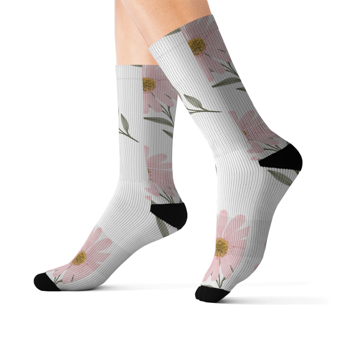 Soft Wildflower Socks - Stylish & Comfortable Work from Home Essentials | Luxe Home Office Collection