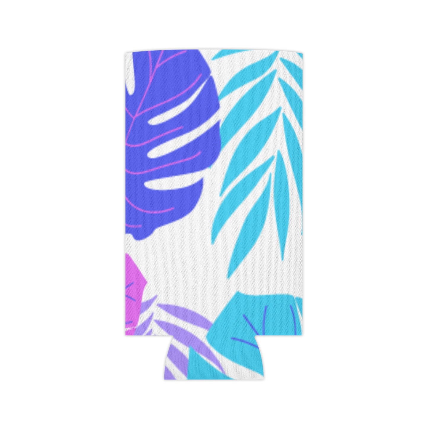 Island Vibes Koozie - Personalized Purple & Teal Can Cooler for Beach, Summer, and Outdoor Parties | Drink Insulator