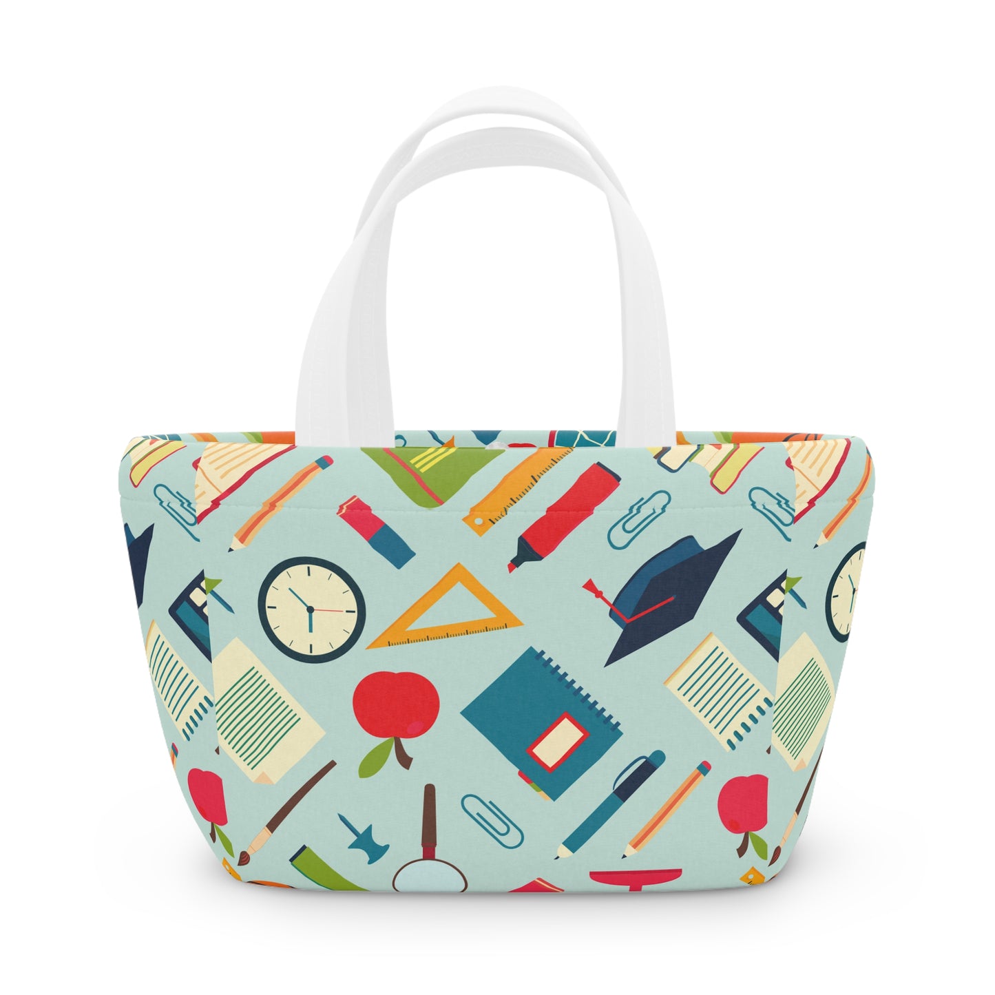 Back-to-School Neoprene Lunch Bag | Cute Teacher Gift | School Supplies for Kids & Moms