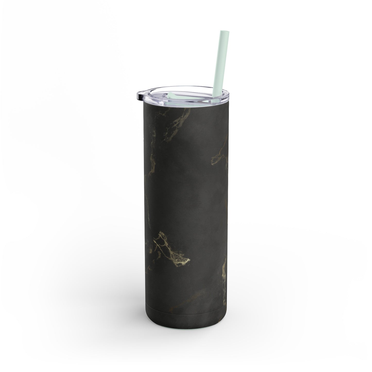 Chic Black and Gold Marble Tumbler - 20oz Insulated Travel Mug for Hot & Cold Drinks | Luxe Home Office Essentials