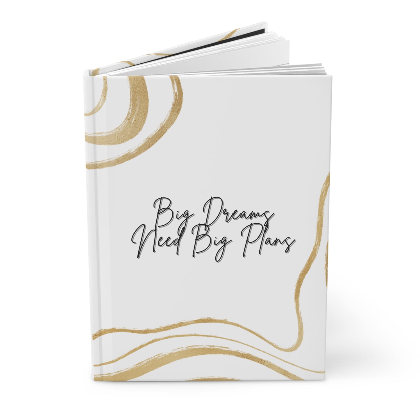 Big Dreams Need Big Plans Hardcover Journal - Stylish Matte Planner for Goal Setting, Productivity, and Daily Journaling