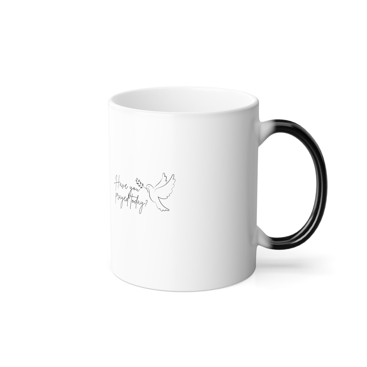 'Reflect & Reveal Prayer Reminder Mug' Color Morphing Mug, 11oz