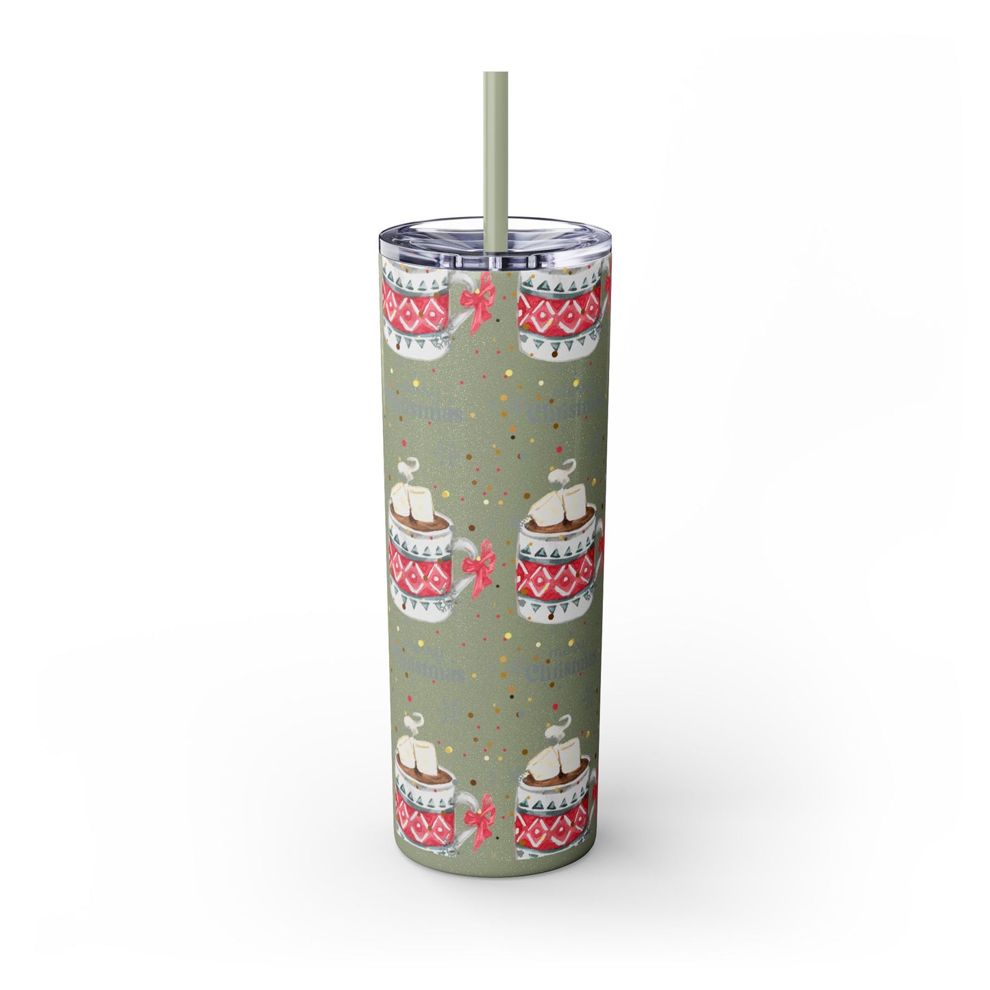 Christmas Skinny Tumblers 20oz | Insulated Holiday Drinkware