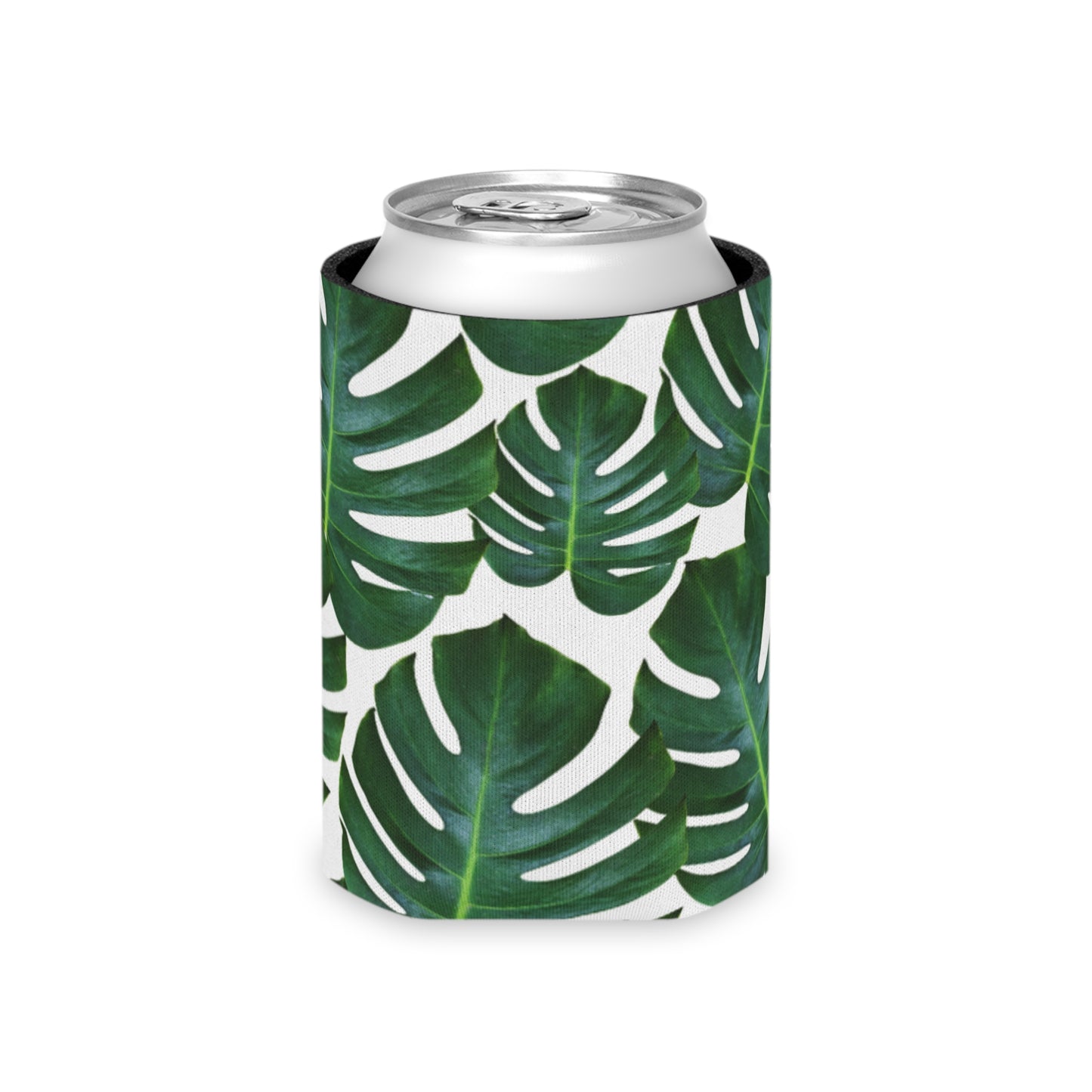 Lush Greenery Koozie - Personalized Botanical Can Cooler for Outdoor Adventures, Beach Days, and Garden Parties | Drink Insulator