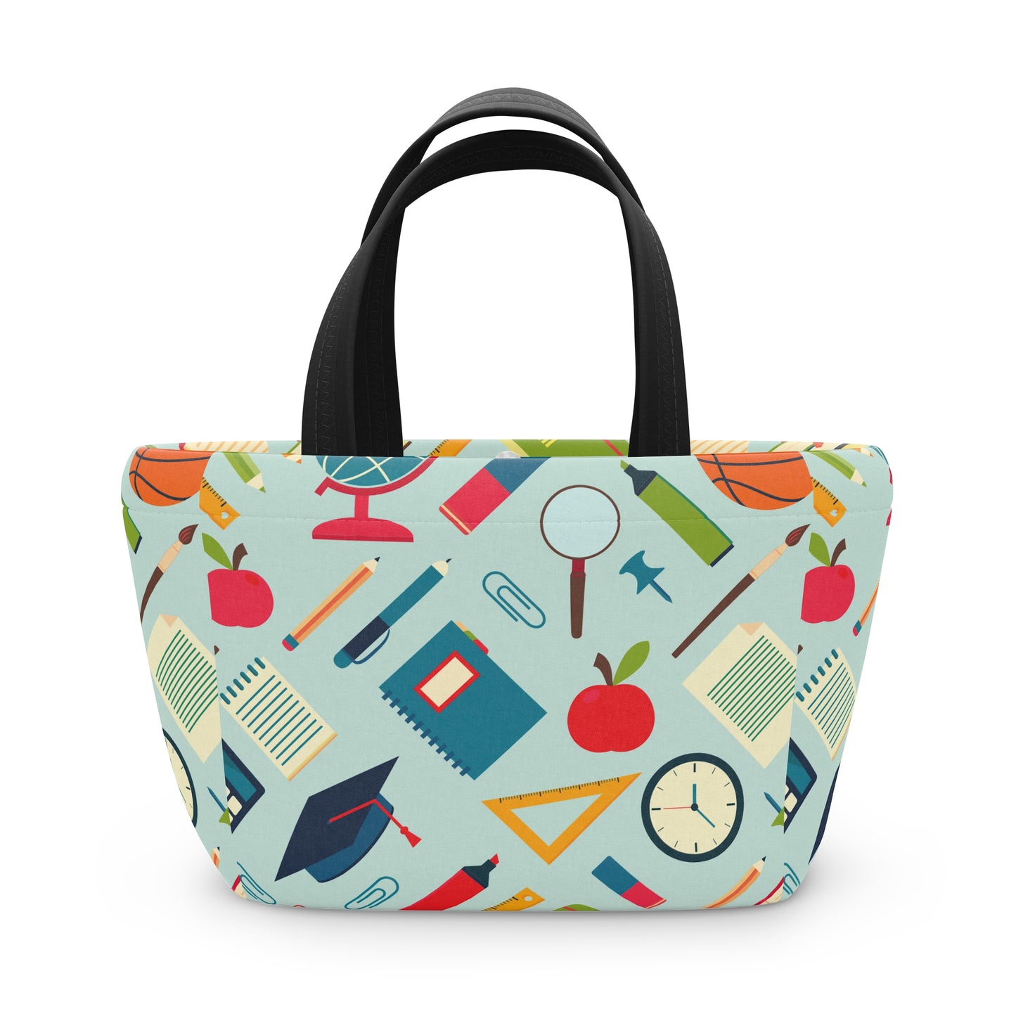 Back-to-School Neoprene Lunch Bag | Cute Teacher Gift | School Supplies for Kids & Moms