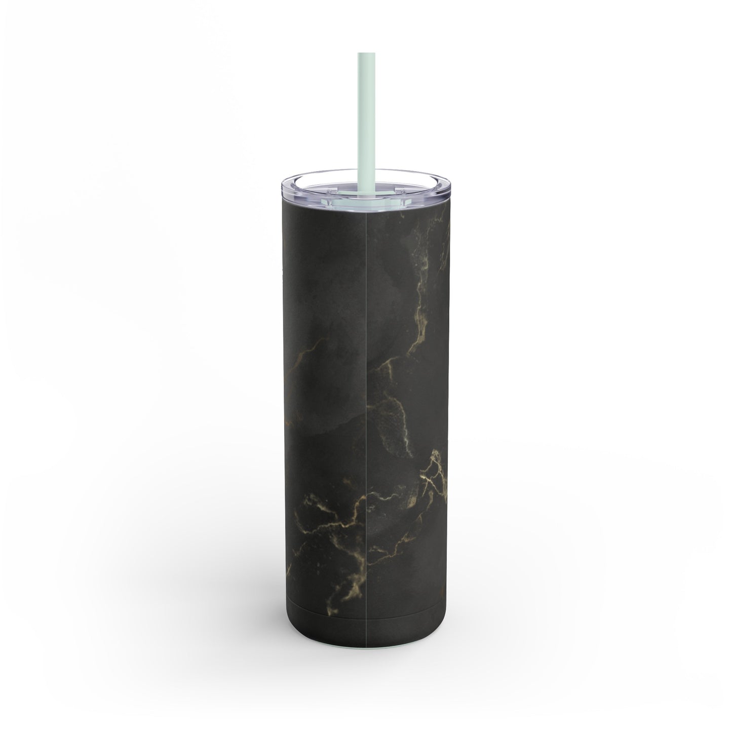 Chic Black and Gold Marble Tumbler - 20oz Insulated Travel Mug for Hot & Cold Drinks | Luxe Home Office Essentials