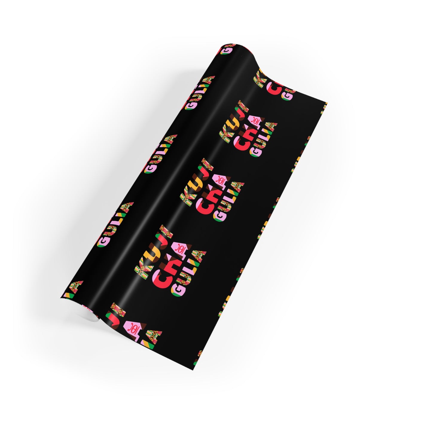 Afrocentric Kwanzaa Gift Wrap | Kujichagulia | Premium Holiday Gift Wrap Roll | Black Cultural Gift Wrap | Sustainable Packaging