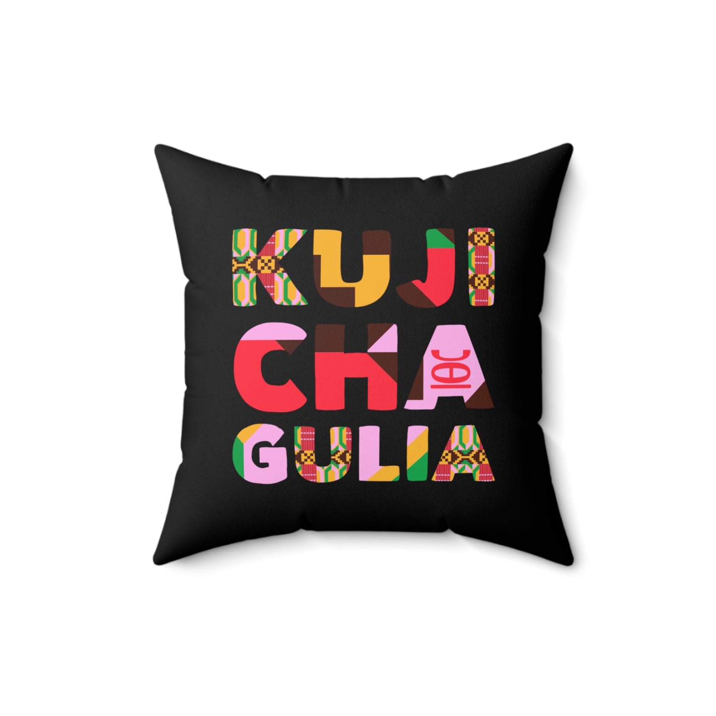 Kujichagulia Kwanzaa Pillow | Self-Determination Decor | Afrocentric Throw Cushion | Kwanzaa Gift for Family | Black Cultural Holiday Accent