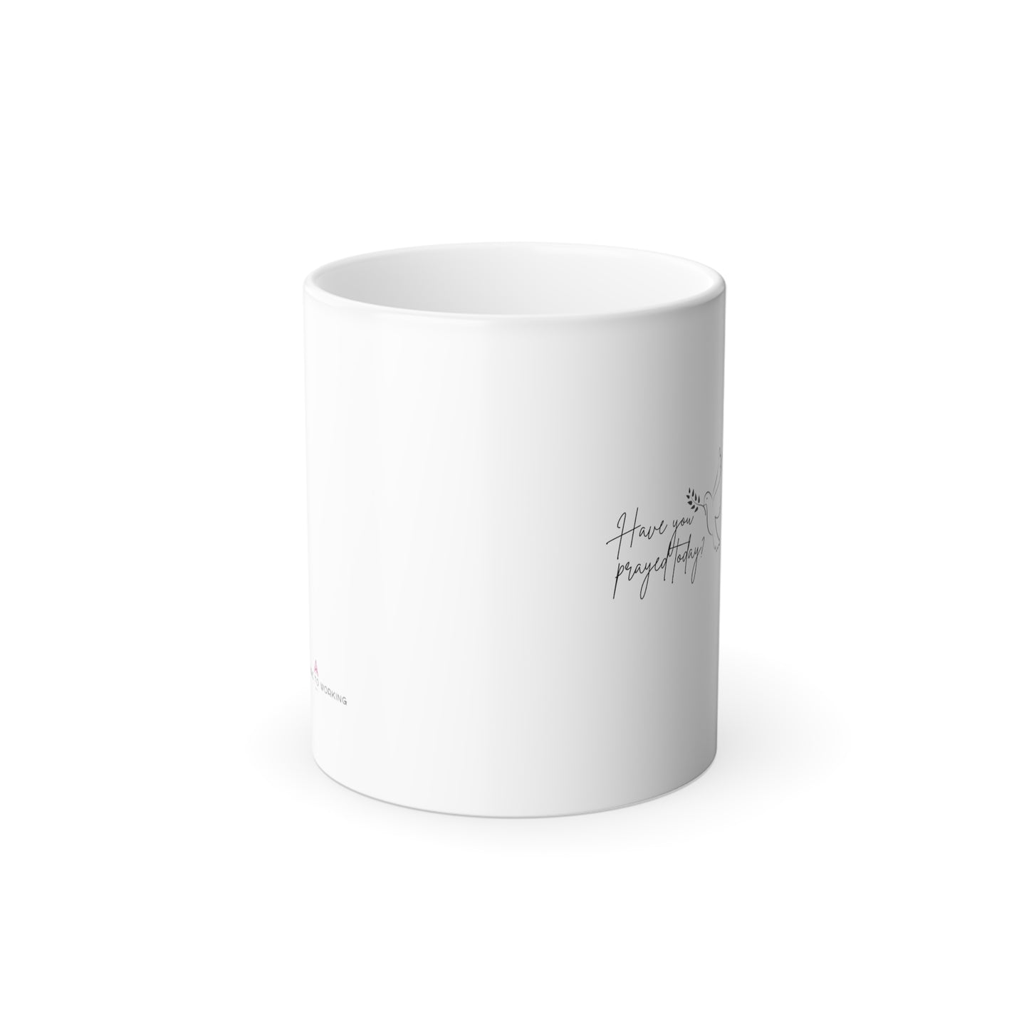 'Reflect & Reveal Prayer Reminder Mug' Color Morphing Mug, 11oz