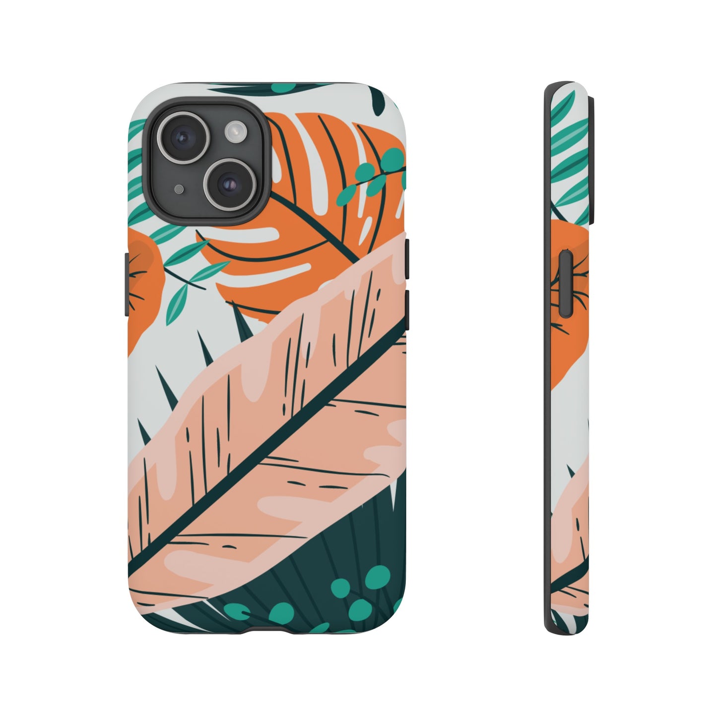 "Vibrant Tropical-Themed Phone Case – Perfect for Summer Adventures! (Fits iPhone 12 to iPhone 15)